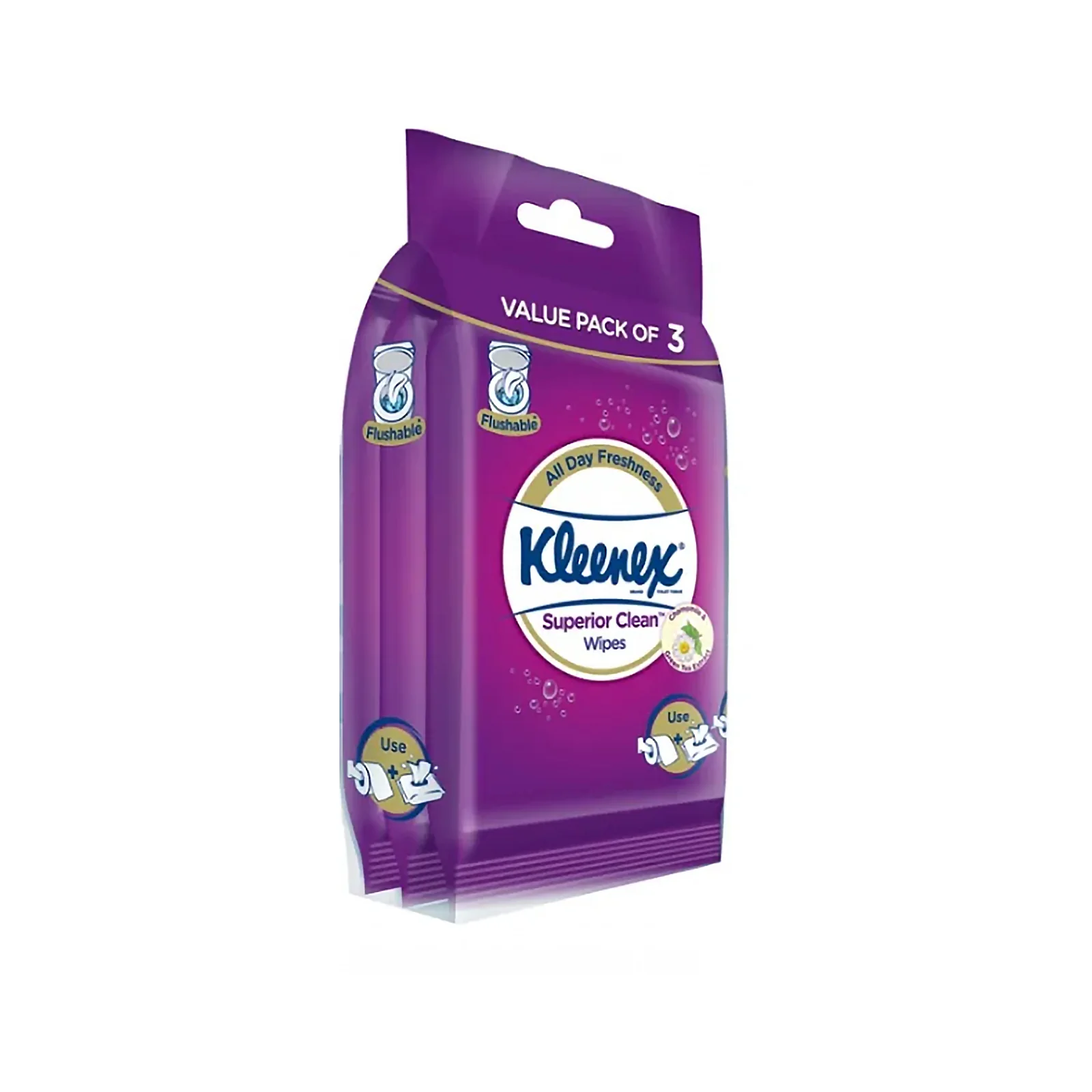 Kleenex Wet Toilet Tissue 10sheets x 3 - Image 2