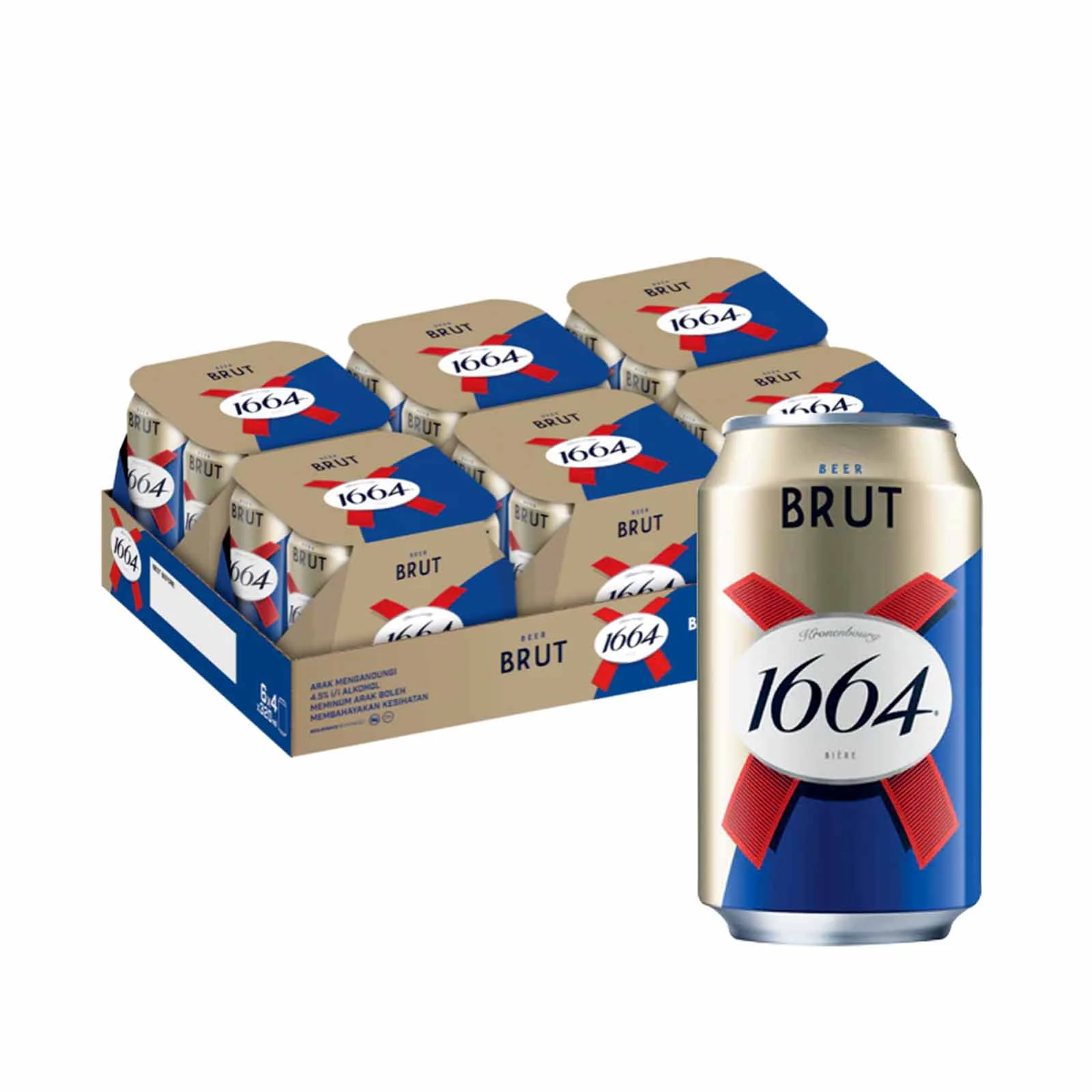 Kronebourg 1664 Brut Can 320ml - Image 2