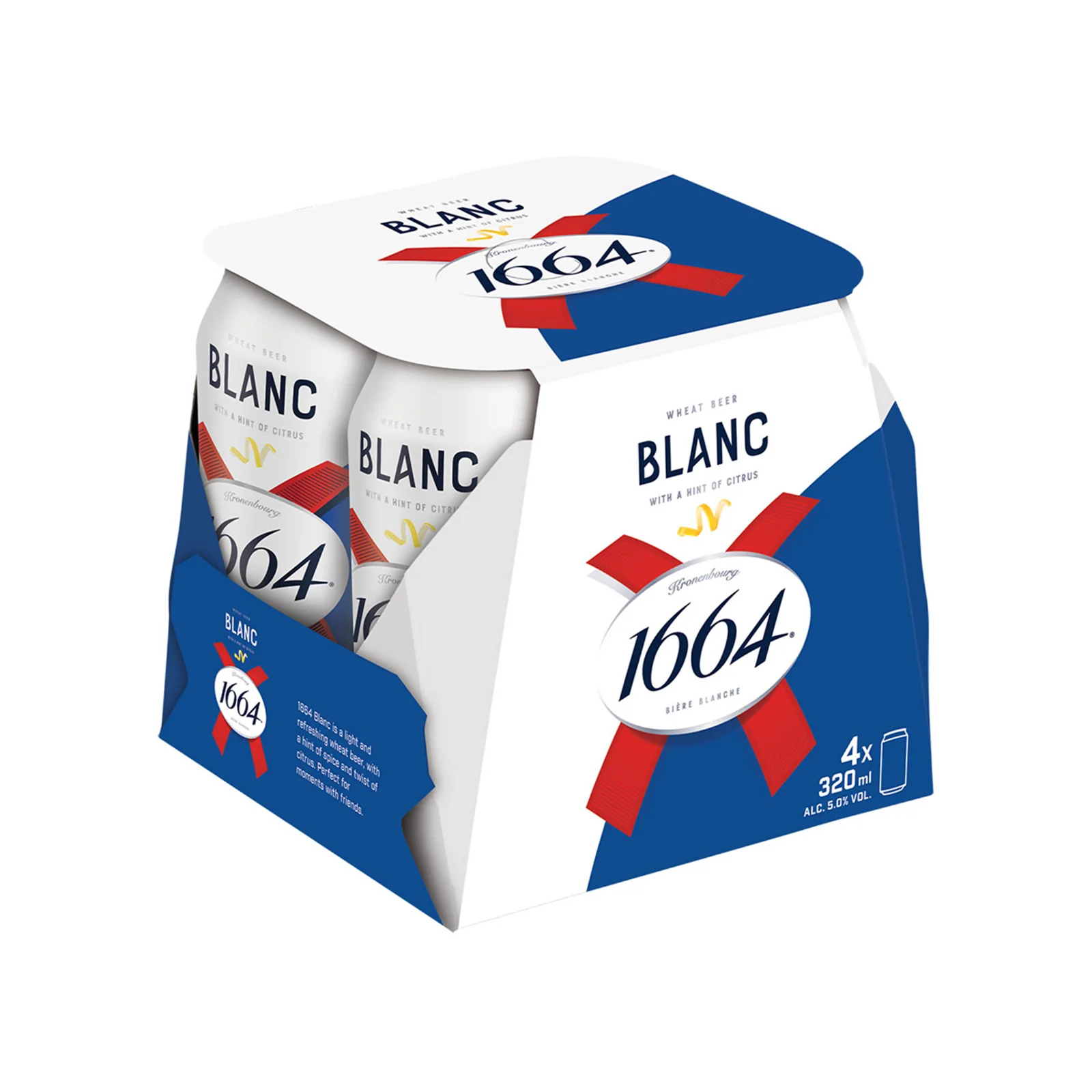 Kronenbourg 1664 Blanc (Can) 320ml - Image 4