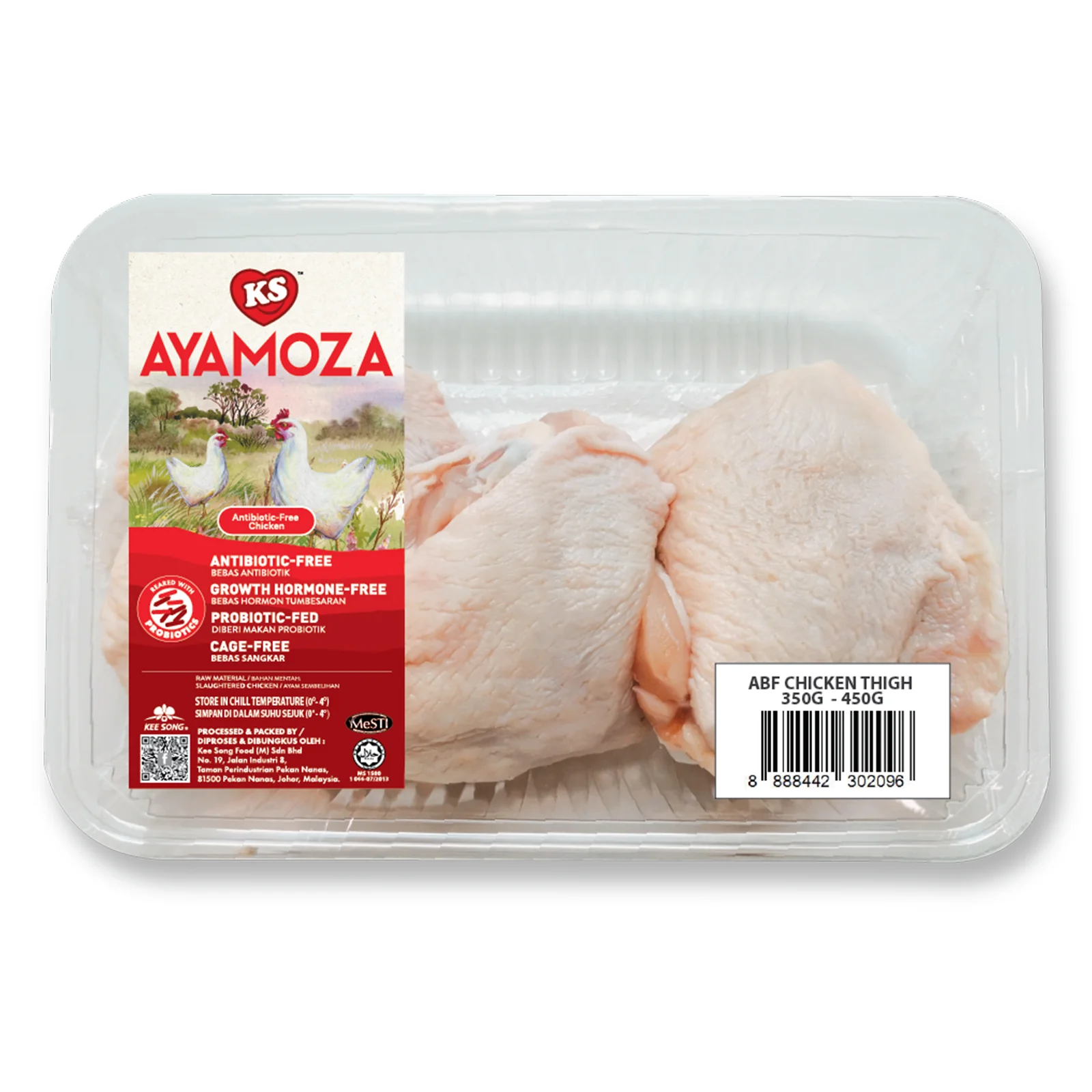 KS Ayamoza ABC Chicken Thigh 400g+/- - Image 2