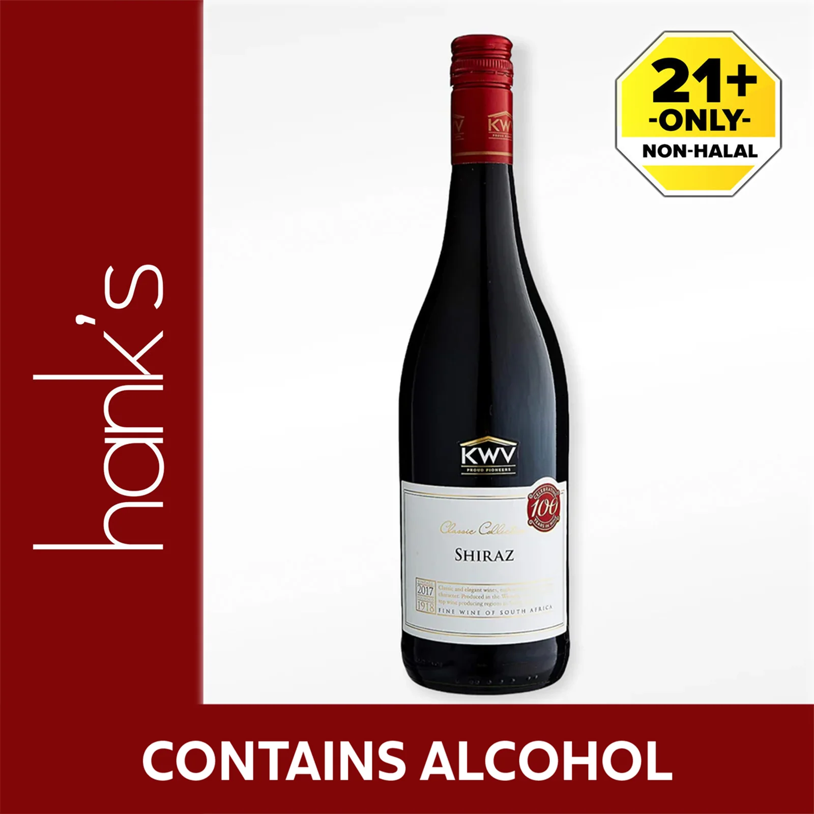 KWV Classic Collection Shiraz Wine 750ml - Image 2