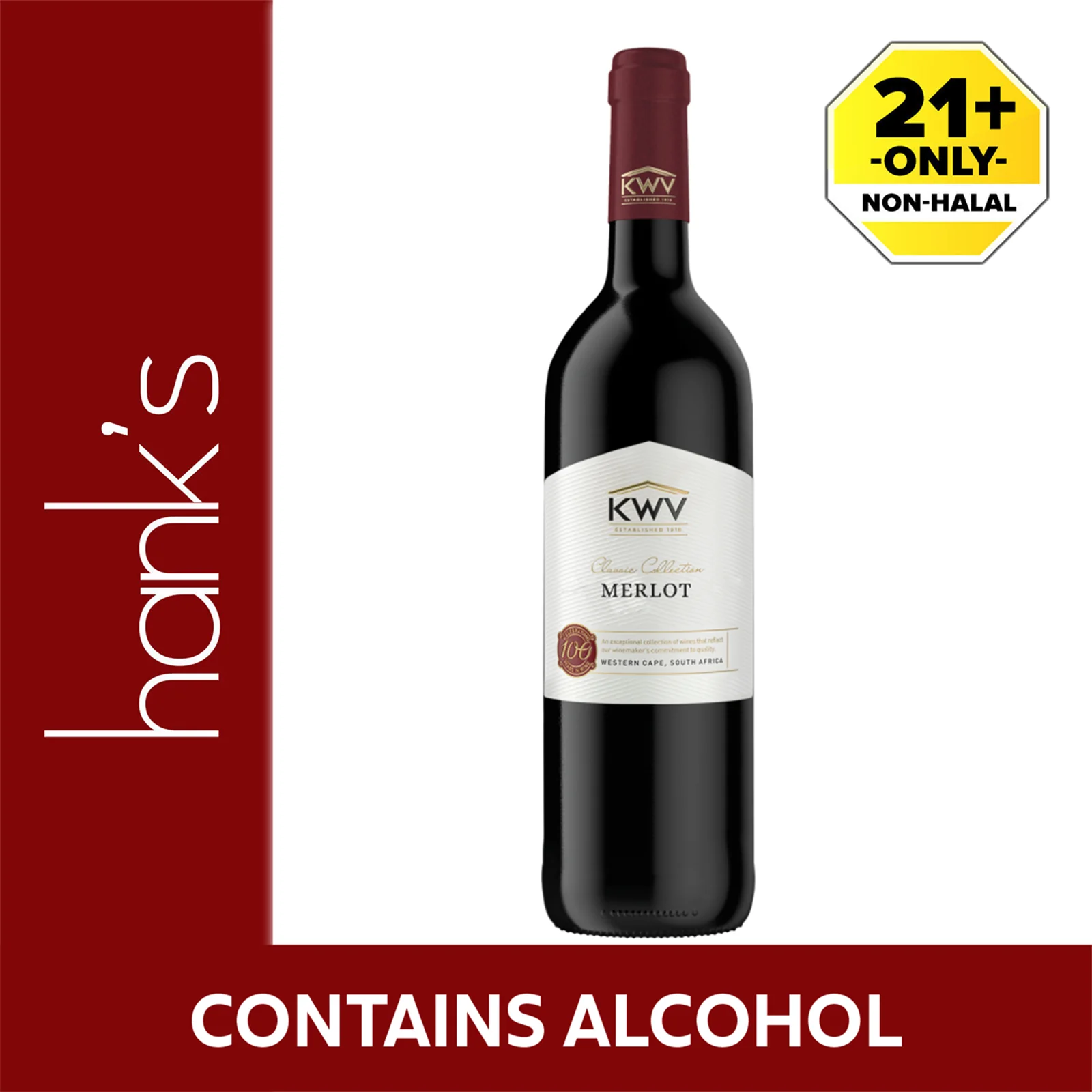 Kwv Classic Merlot 750ml - Image 2