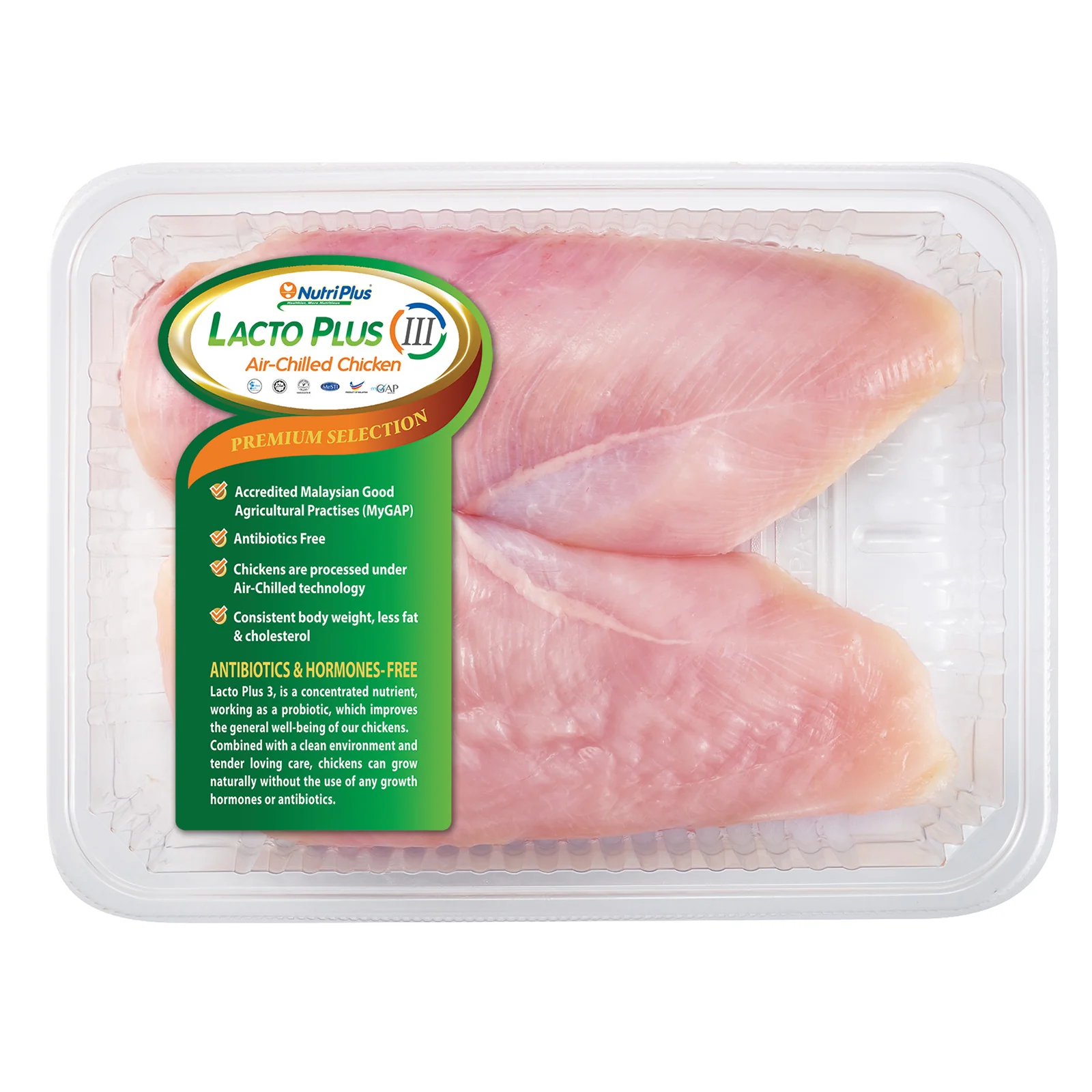 Lacto Plus III Skinless Boneless Chicken Breast 400g+/- - Image 2