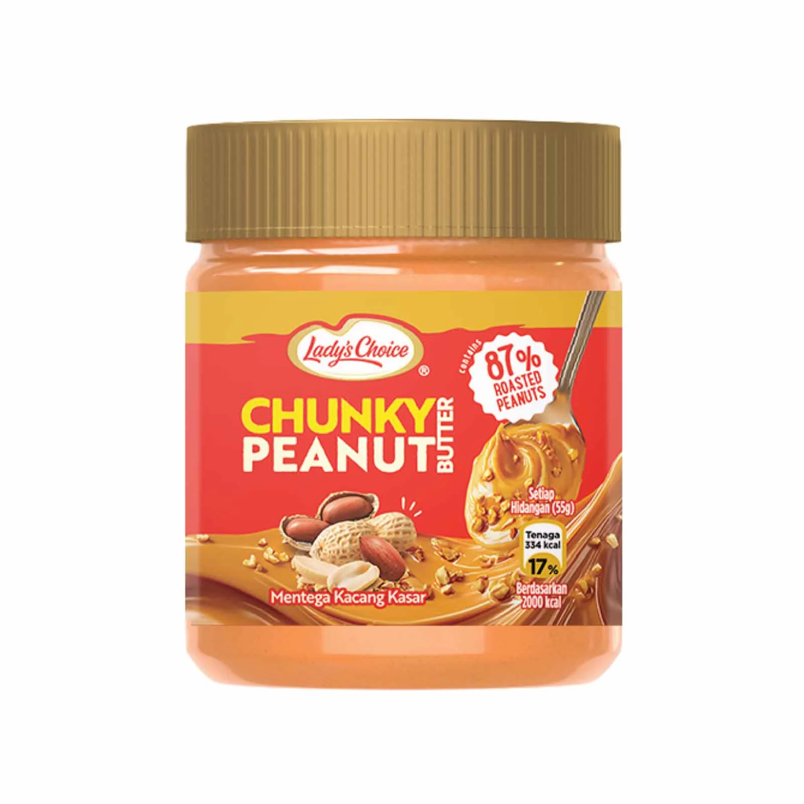 Ladys Choice Super Chunk Peanut Butter Spread 170g - Image 2