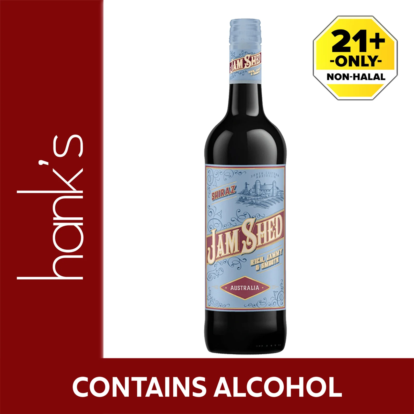 Leasingham Jam Shed Shiraz 750ml - Image 2