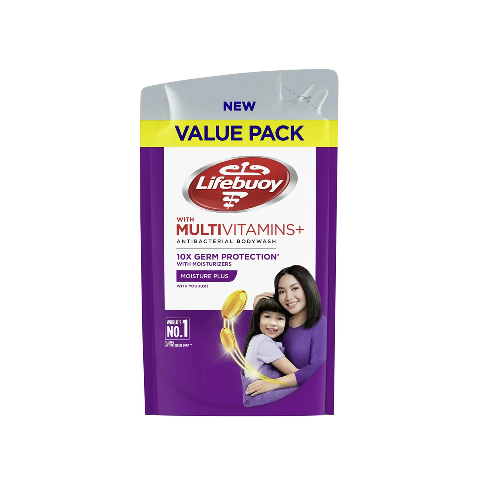 Lifebuoy Moisture Plus Body Wash Refill 800ml - Image 2