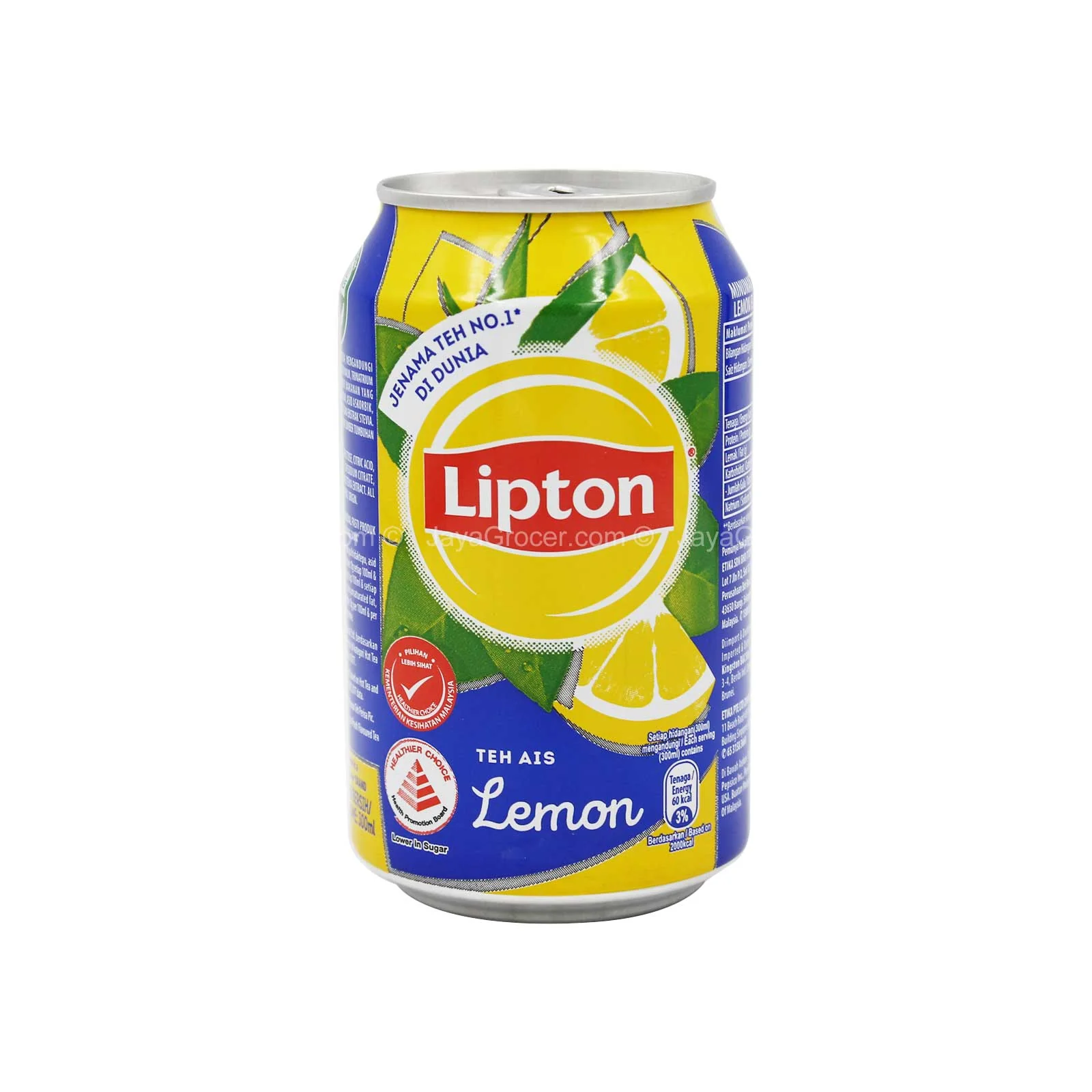 Lipton Lemon Ice Tea Can 300ml - Image 2