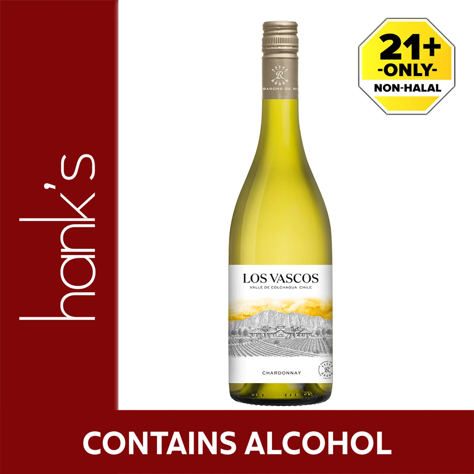 Los Vascos Chardonnay Wine 750ml - Image 2