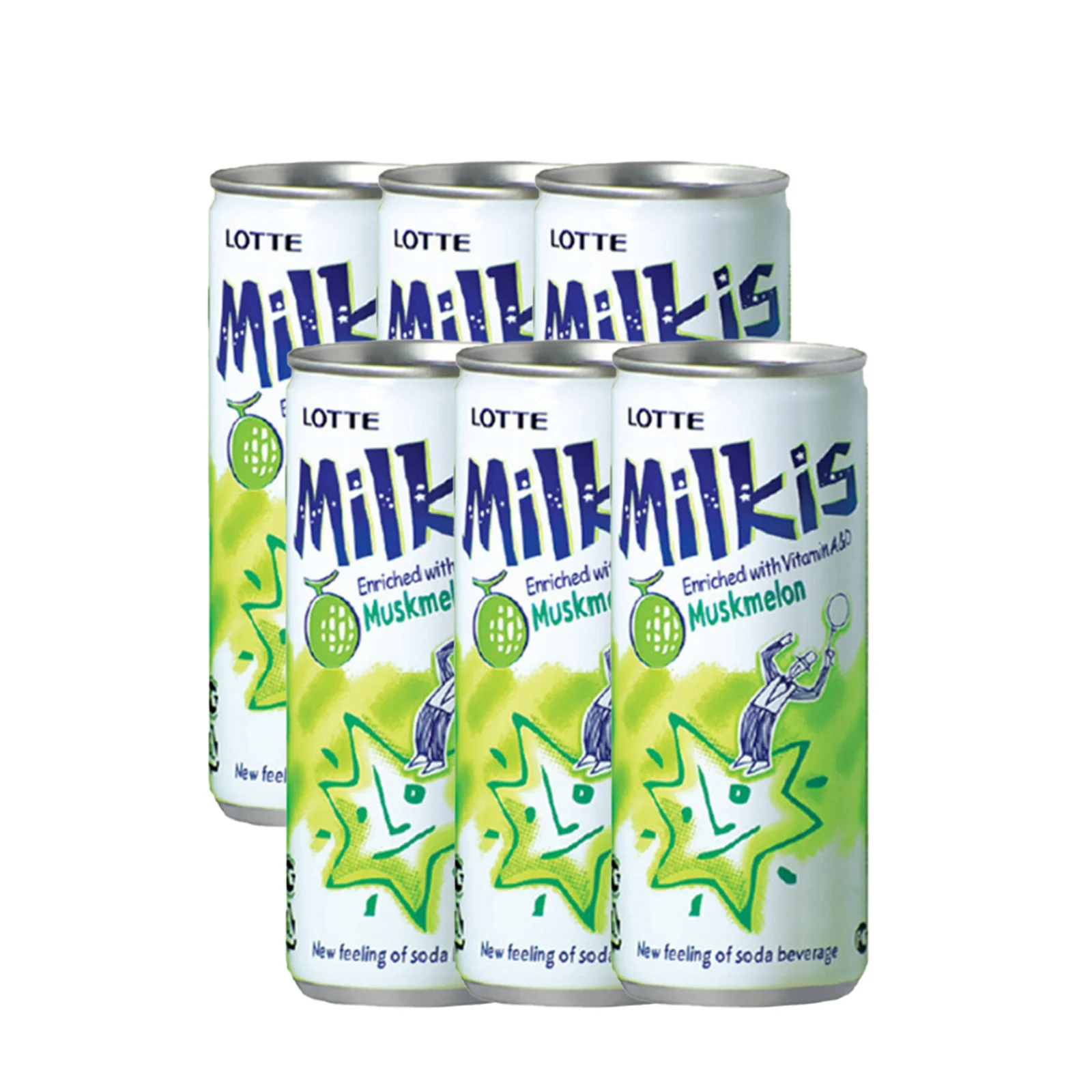Lotte Milkis Melon Soda 250ml - Image 2