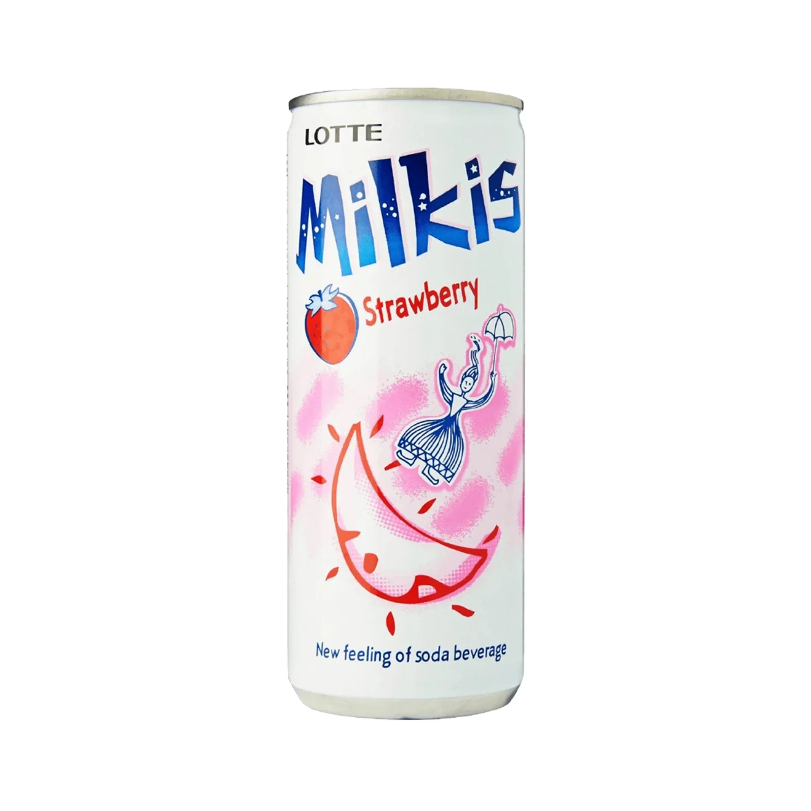 Lotte Milkis Strawberry Soda 250ml - Image 2