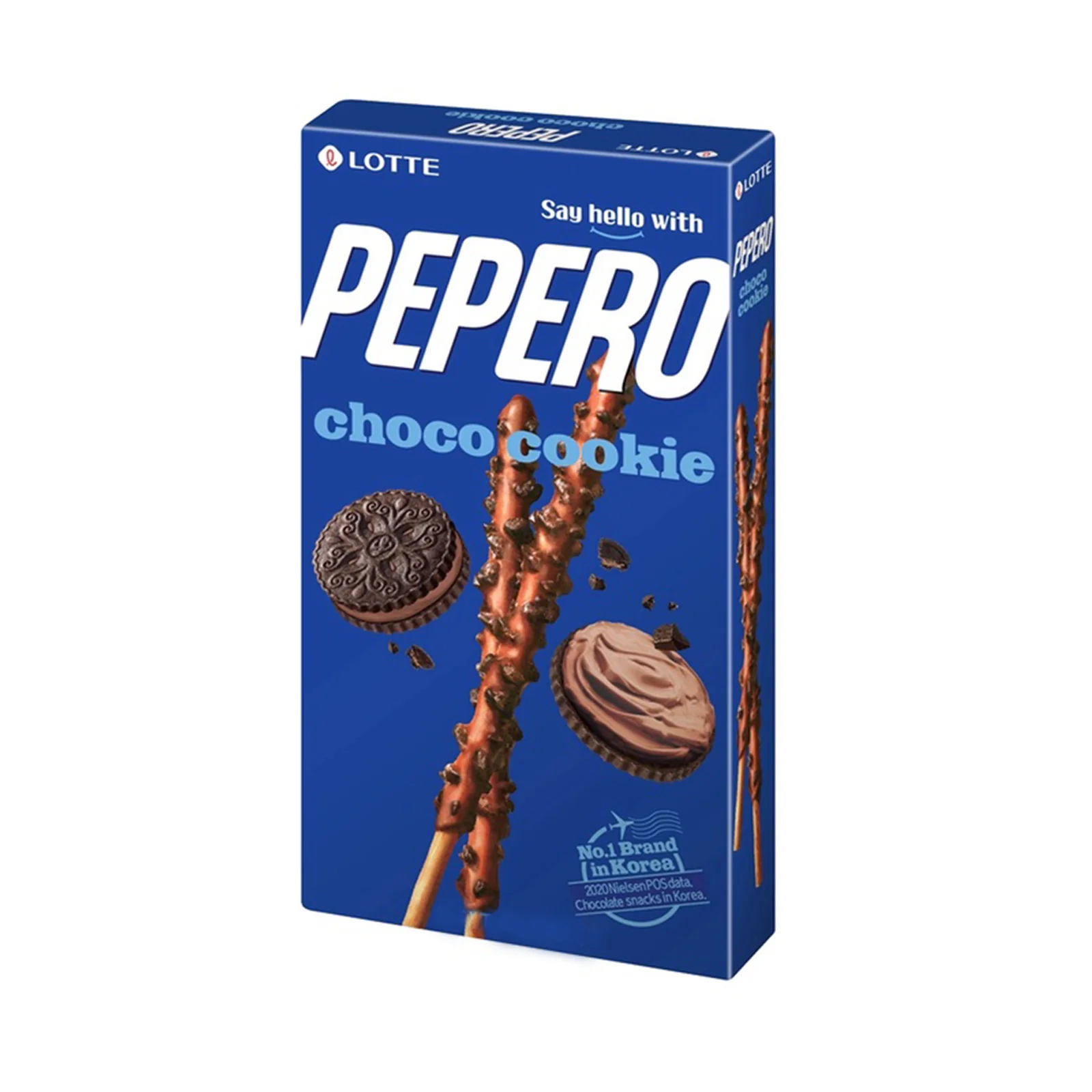 Lotte Pepero Chocolate Cookie Sticks 256g