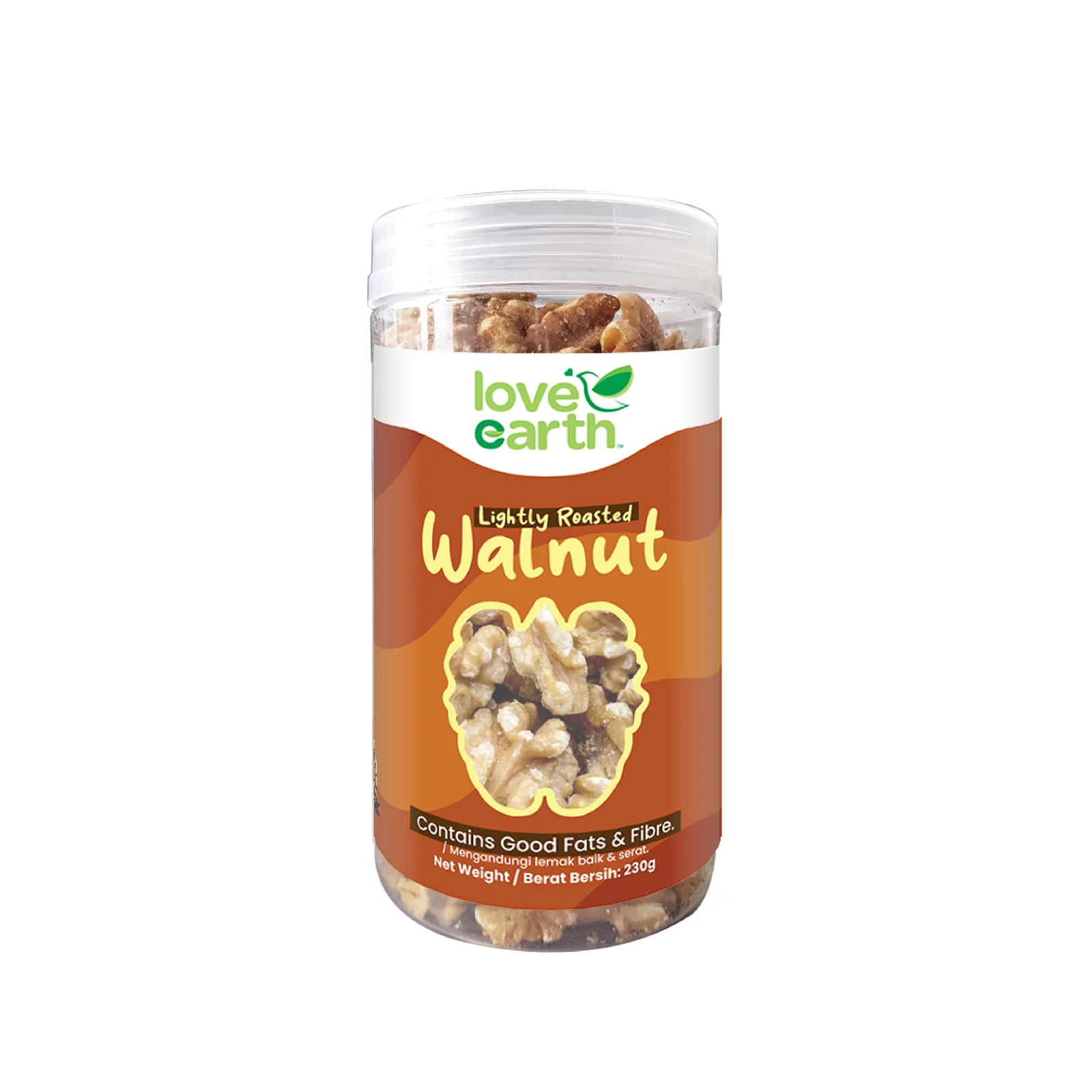 Love Earth Natural Roasted Walnut 230g - Image 2