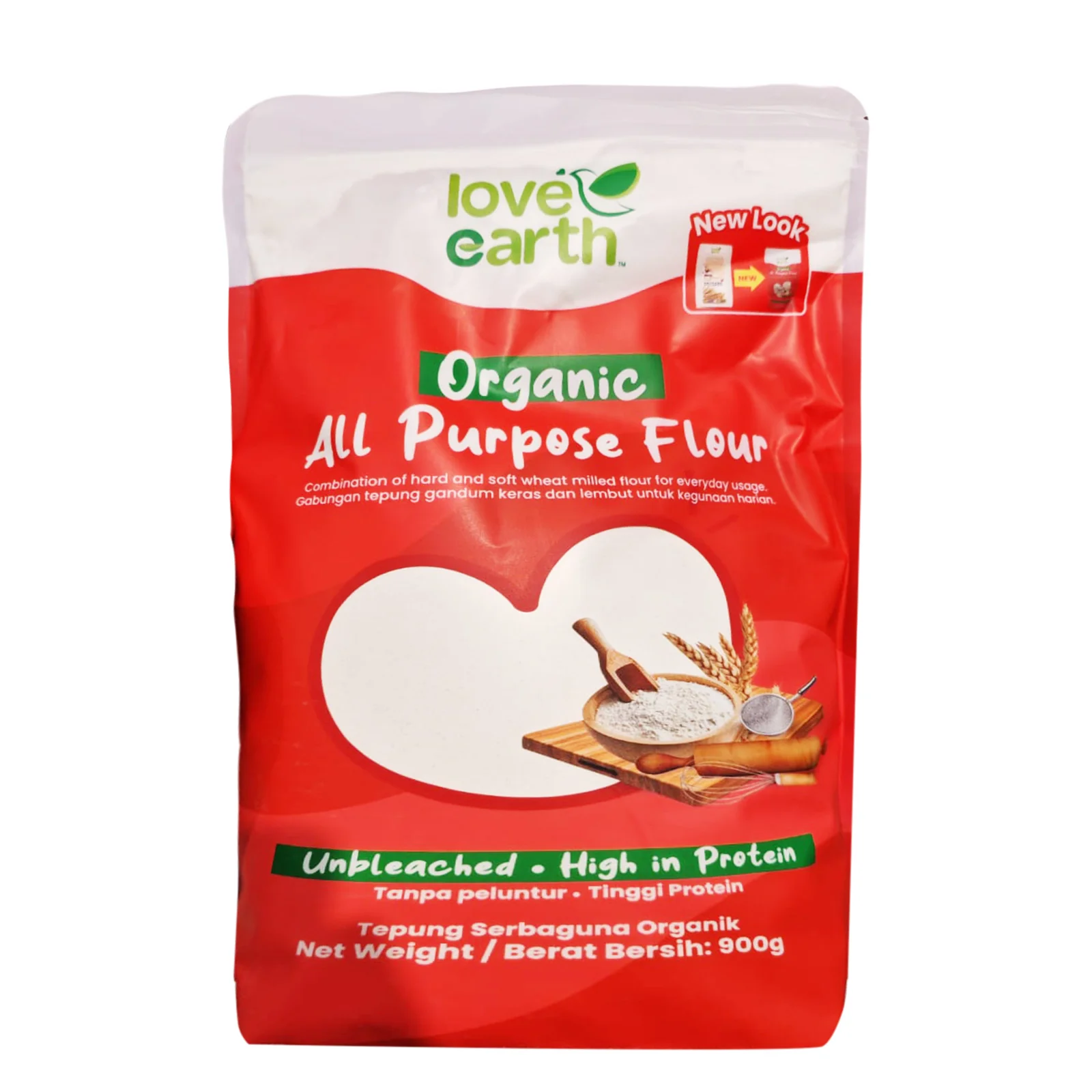 Love Earth Organic All Purpose Flour 900g - Image 2