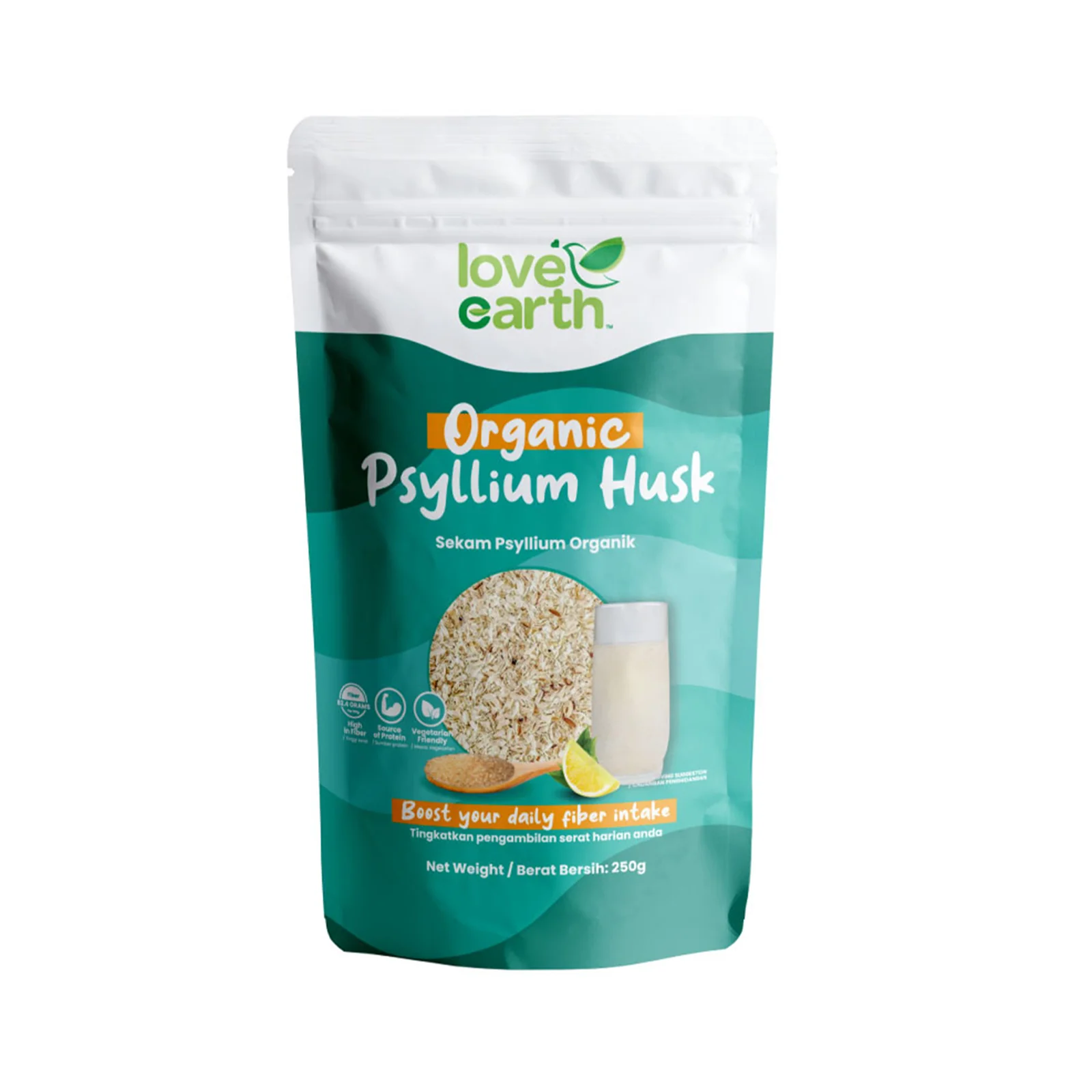 Love Earth Psyllium Husk 250g - Image 2