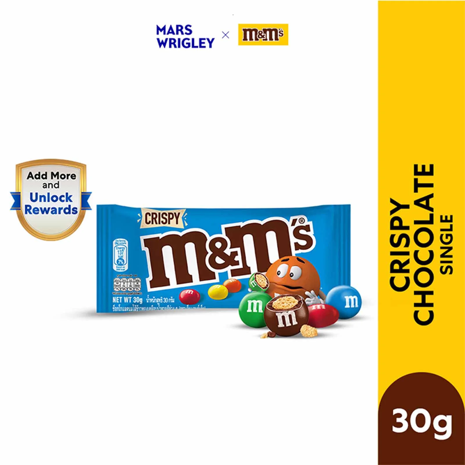 M&M's Crispy Chocolate Candies 30g - Image 3