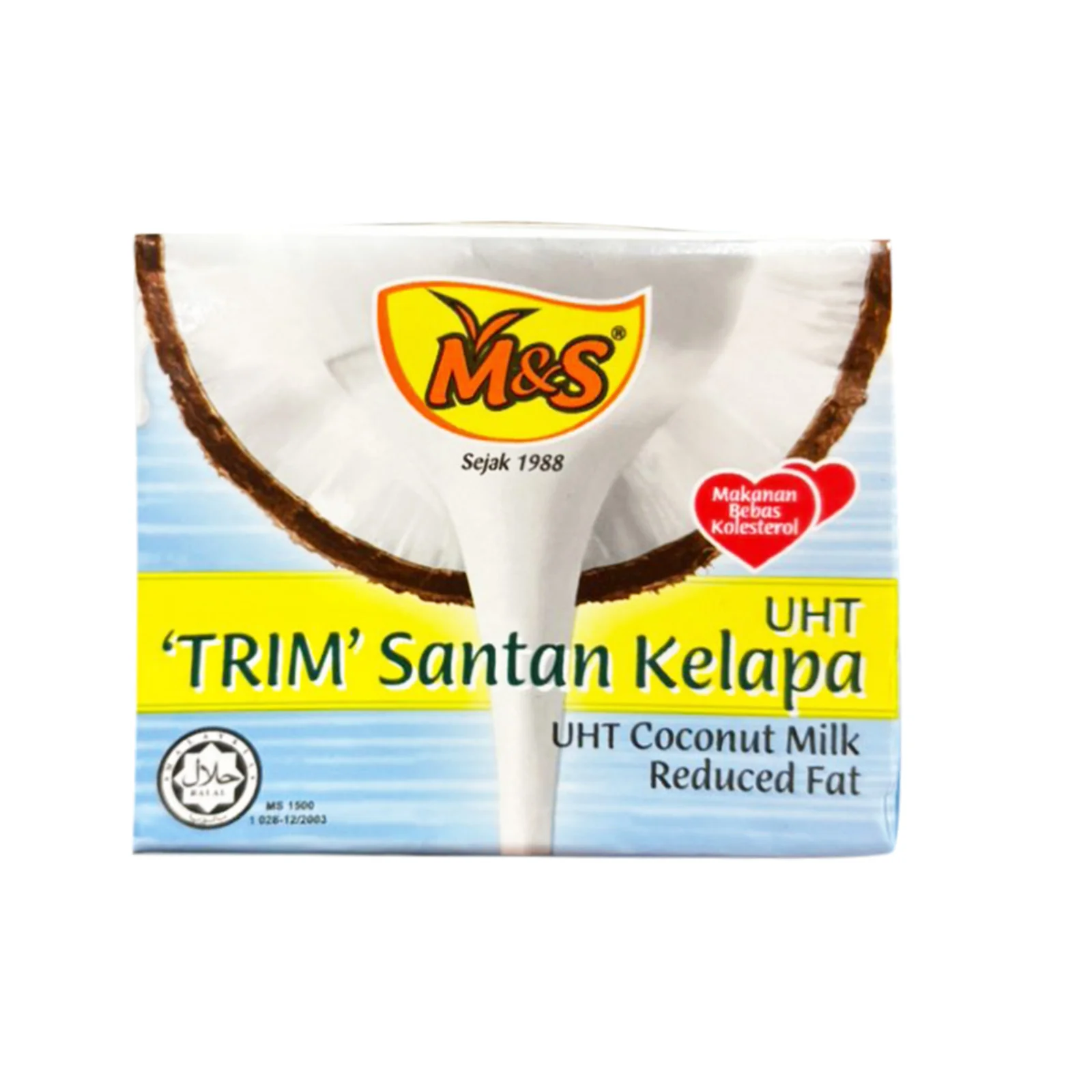 M&S Santan Kelapa Kurang Lemak (Low Fat Coconut Milk) 200ml - Image 2