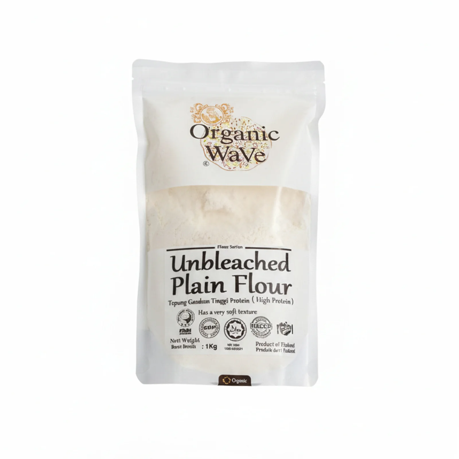 Ma Ma Mi Organic Unbleached Plain Flour 1kg