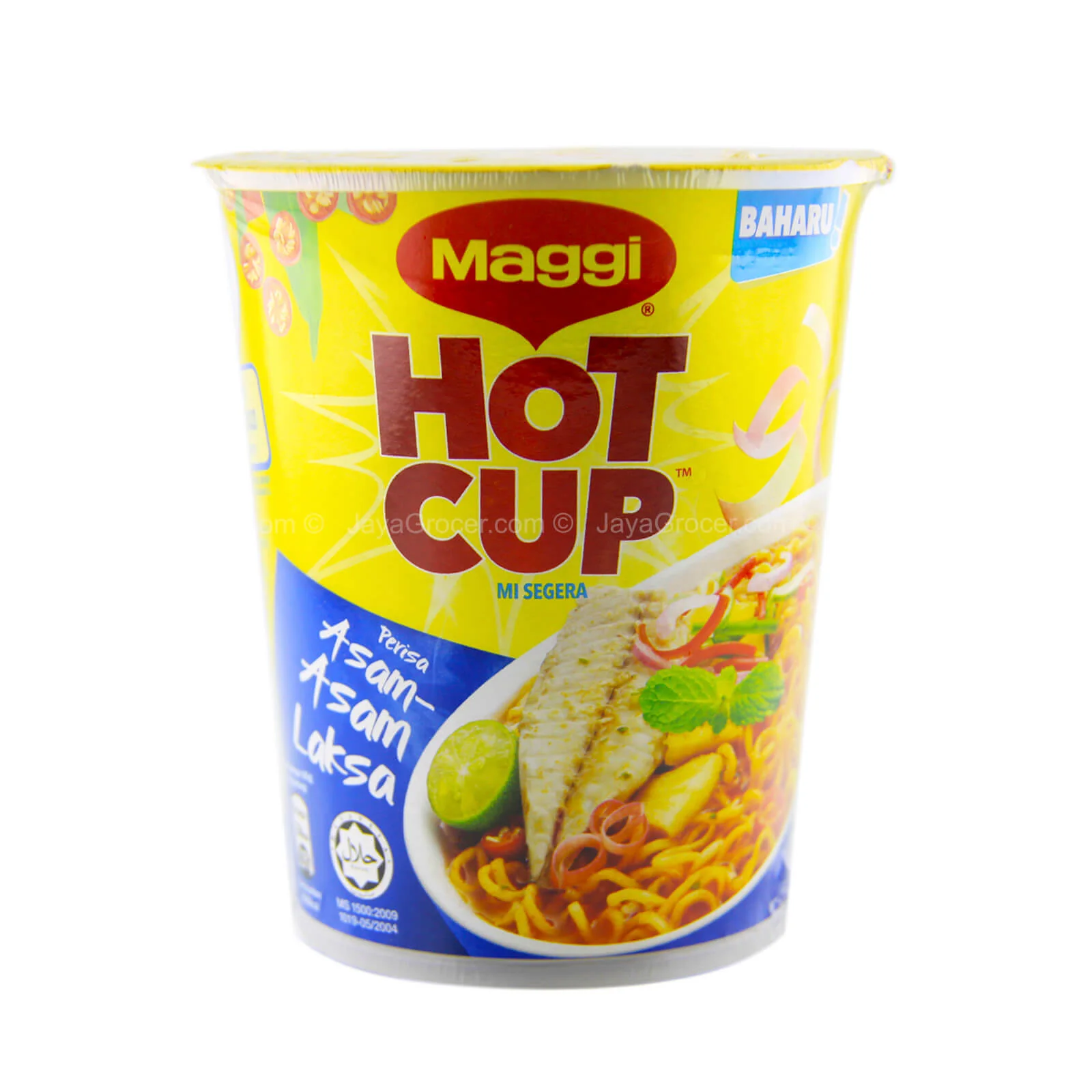 Maggi Hot Cup Asam Laksa Instant Noodle 60g - Image 2