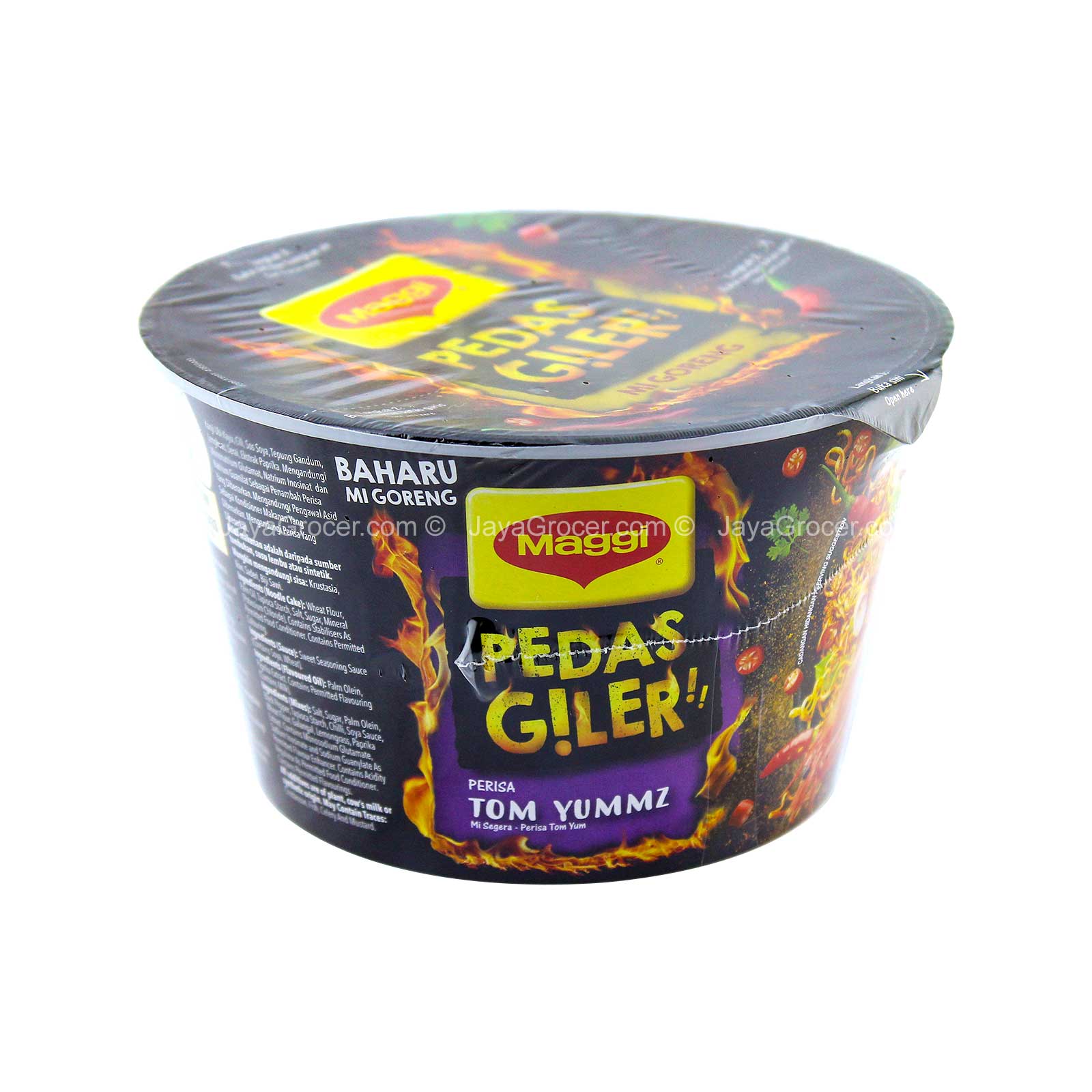 Maggi Pedas Giler Perencah Tom Yummz Instant Noodle Bowl 97g - Image 2