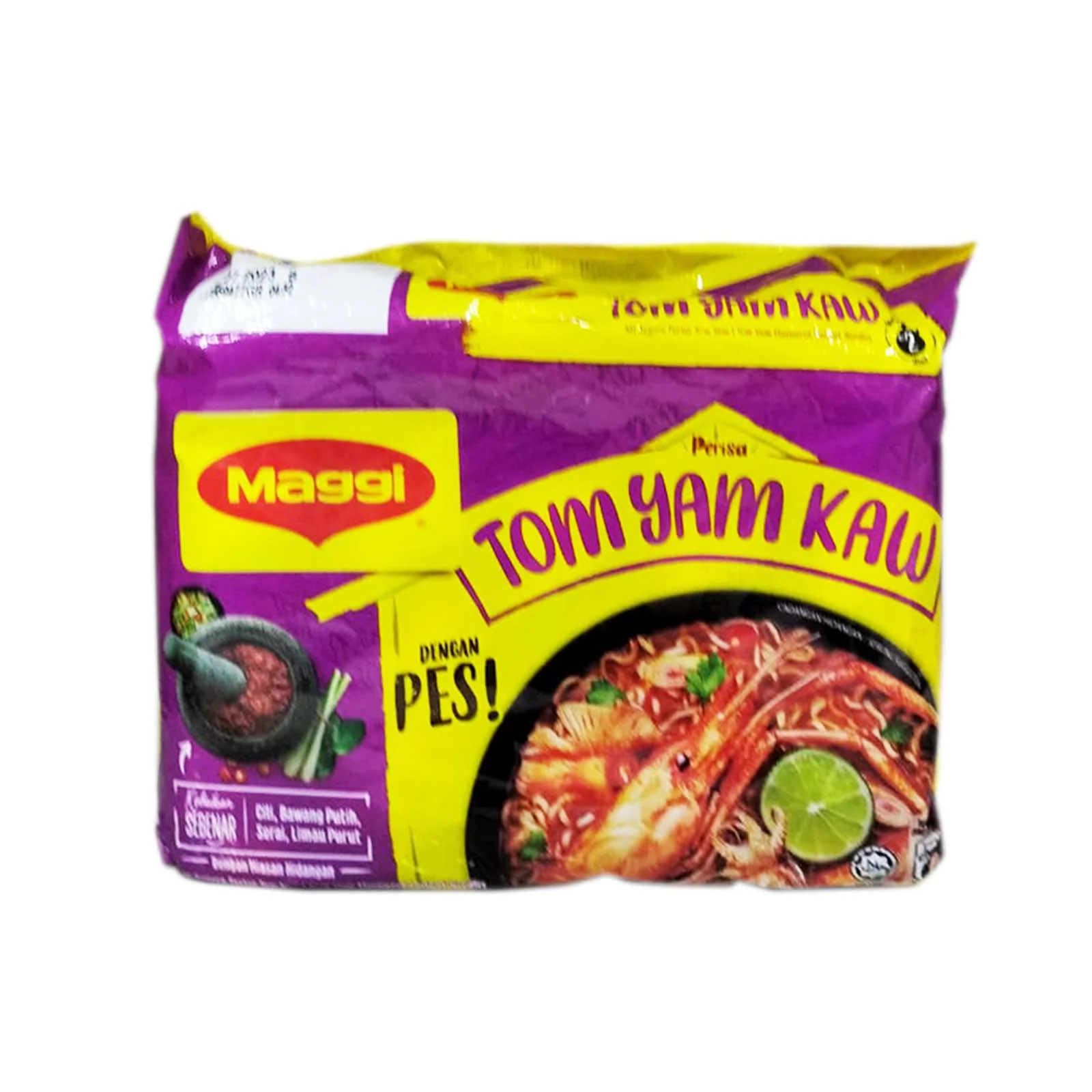 Maggi Perisa Tom Yam Kaw Instant Noodles 88g x 5 - Image 2