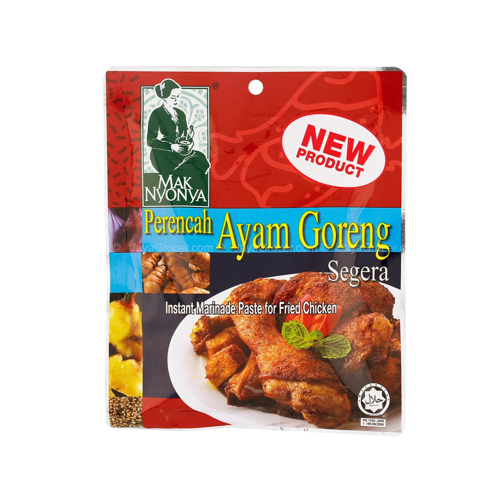 Mak Nyonya Instant Fried Chicken Marinade Paste 150g - Image 2