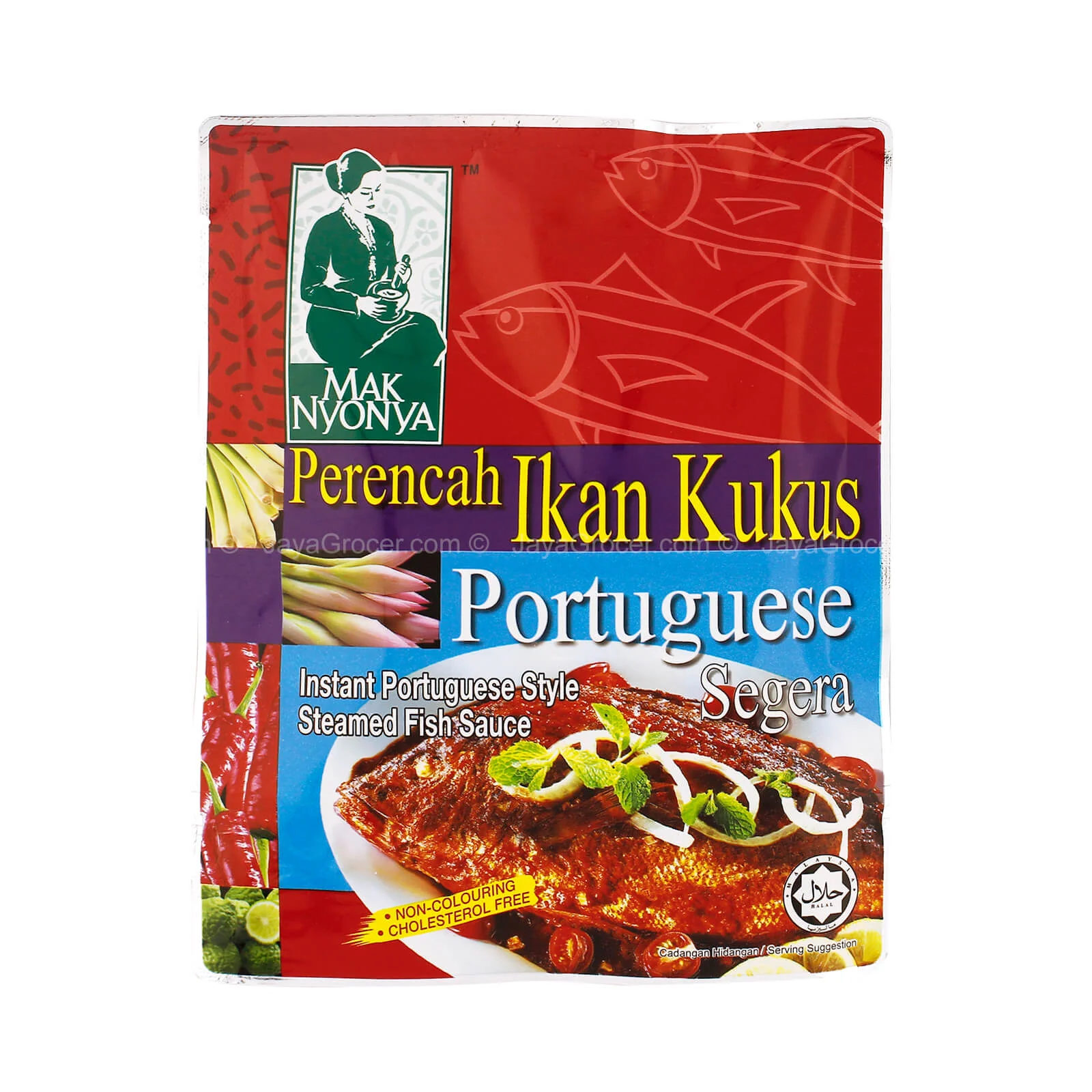 Mak Nyonya Instant Portuguese Style Steamed Fish Sauce 200g - Image 2