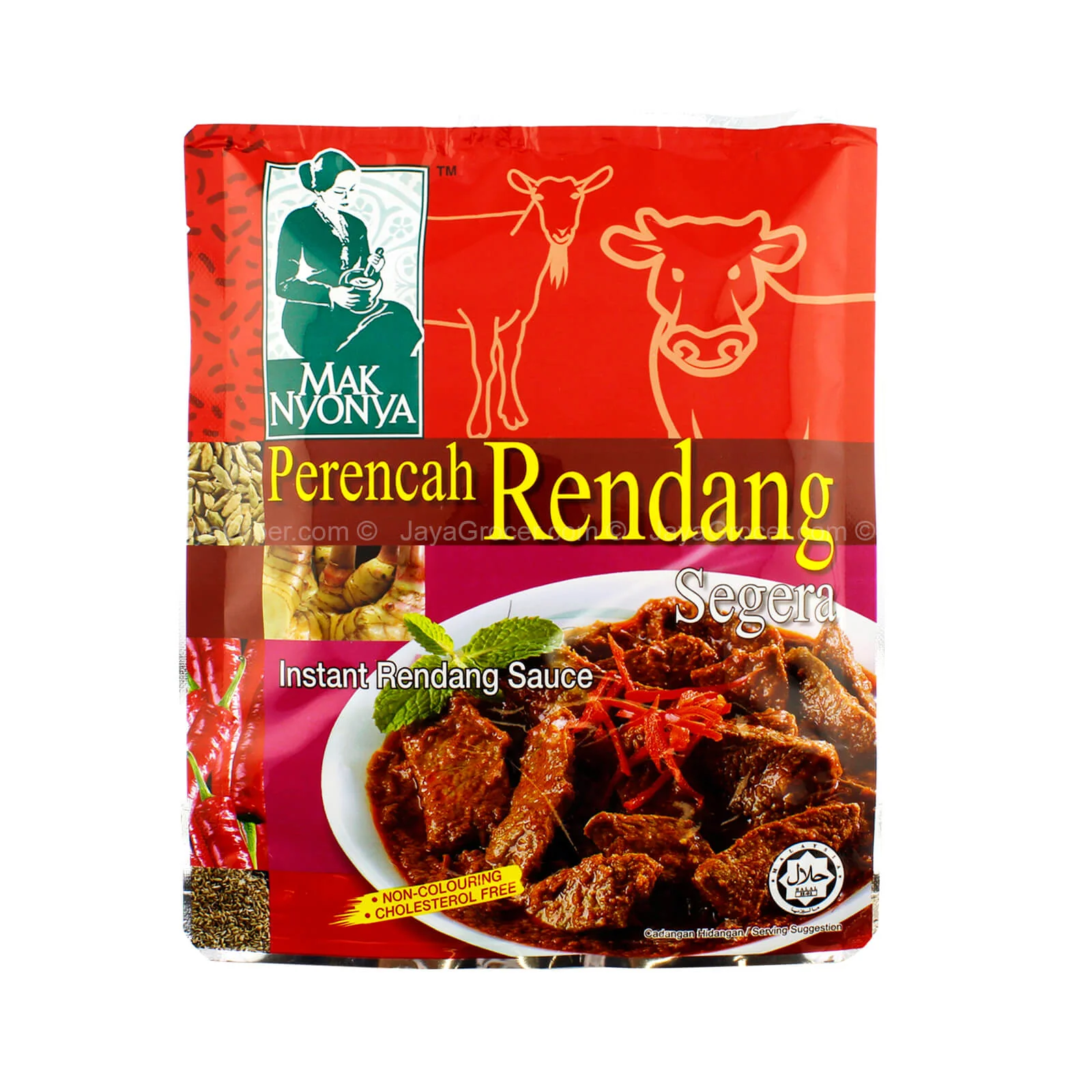 Mak Nyonya Instant Rendang Sauce 200g - Image 2