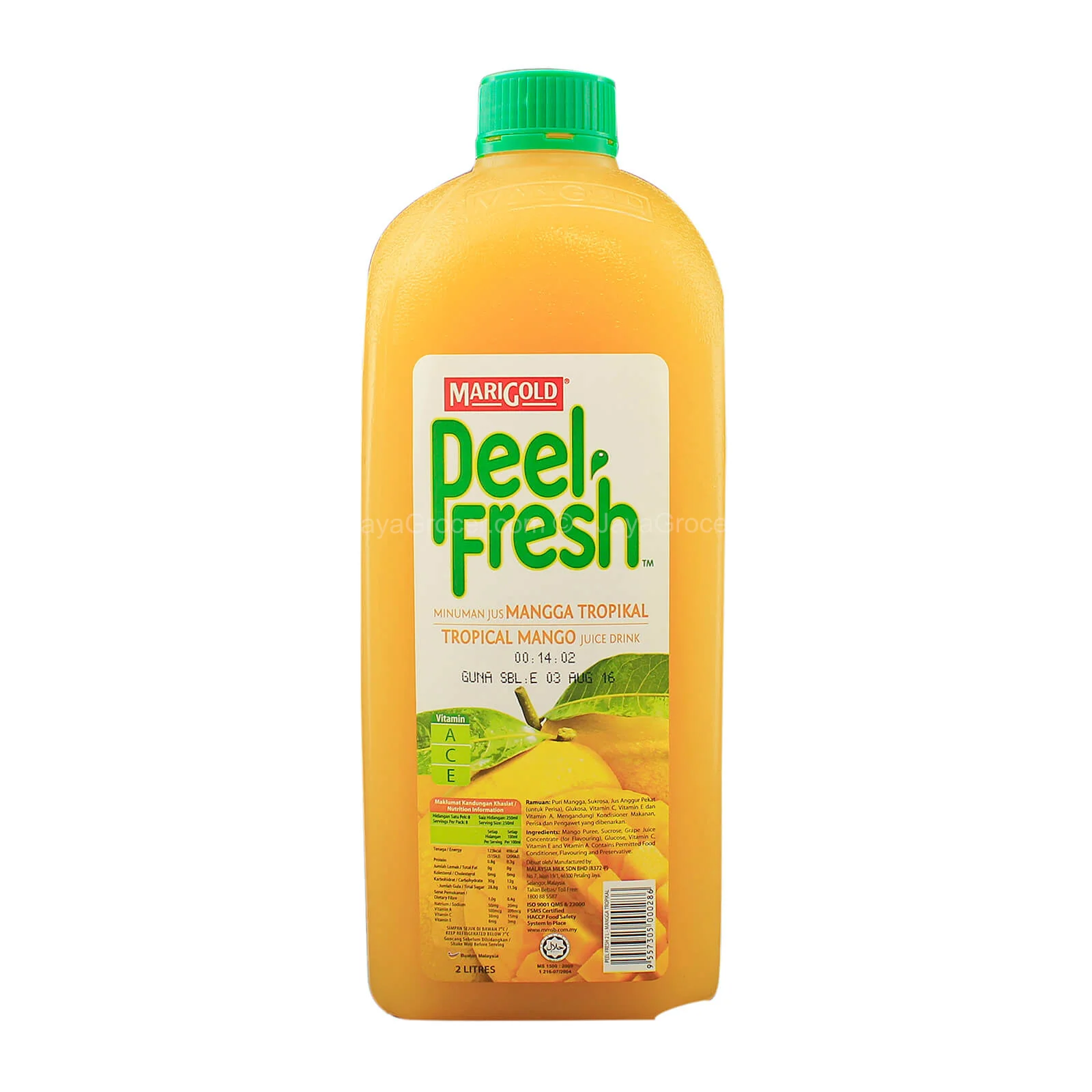Marigold Peel Fresh Tropical Mango Juice Drink 2L - Image 2