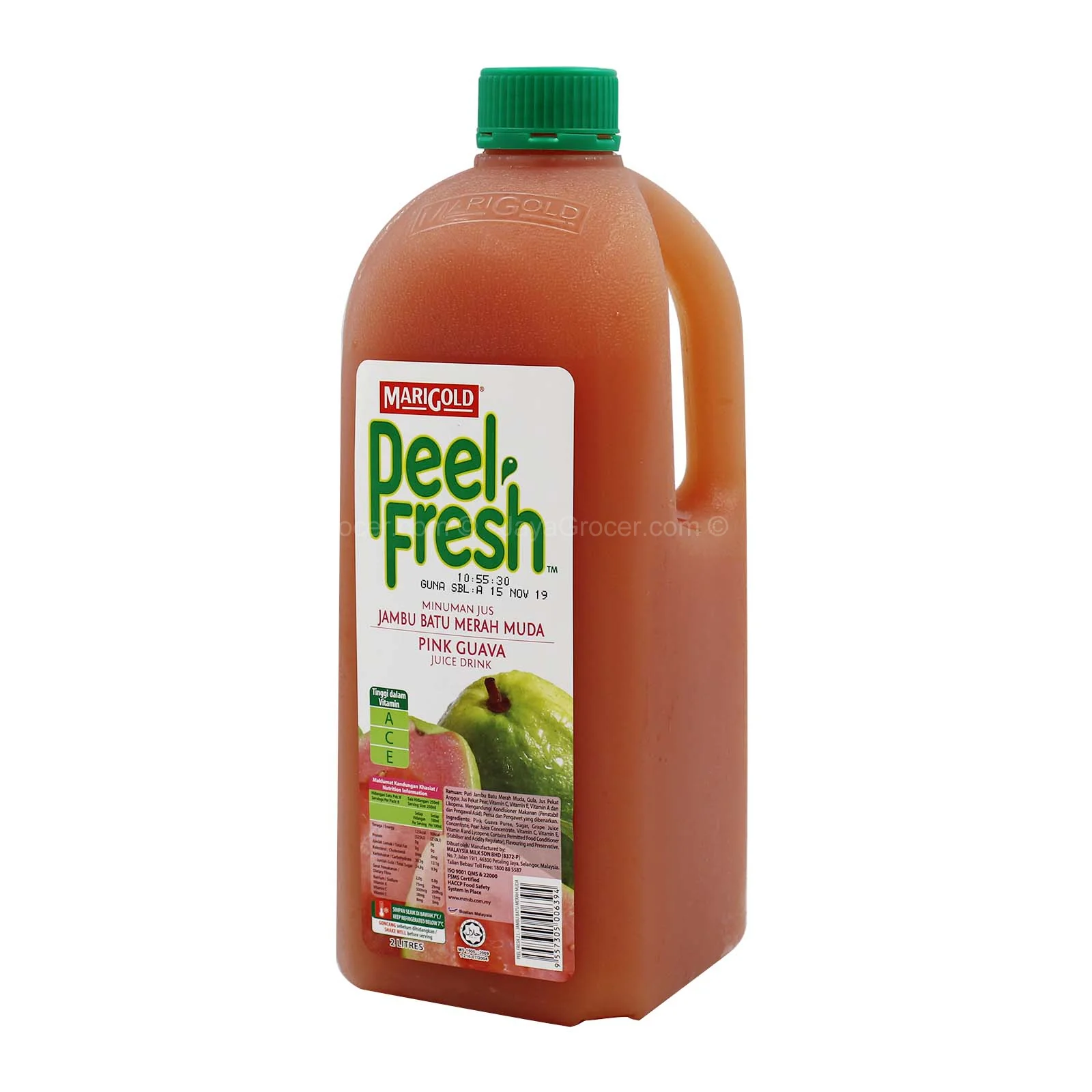 Marigold Peel Fresh Pink Guava Juice Drink 2L - Image 2