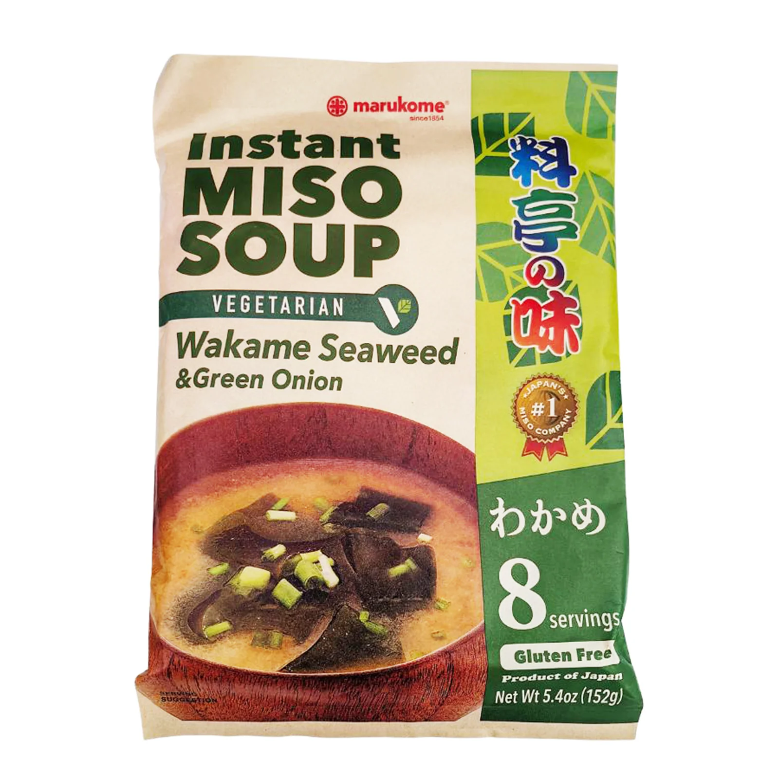 Marukome Instant Wakame Soup Mix (8 servings) 1pack - Image 2