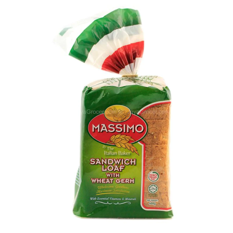 Massimo Wheat Germ Sandwich Loaf Bread 400g - Image 2