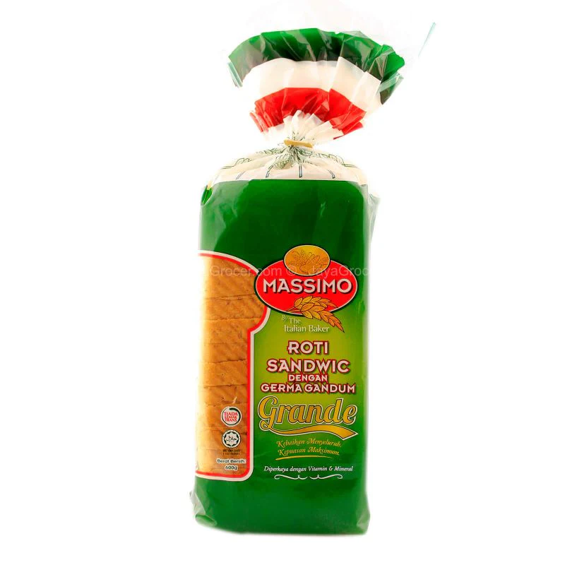 Massimo Wheat Germ Sandwich Loaf Bread 600g - Image 2