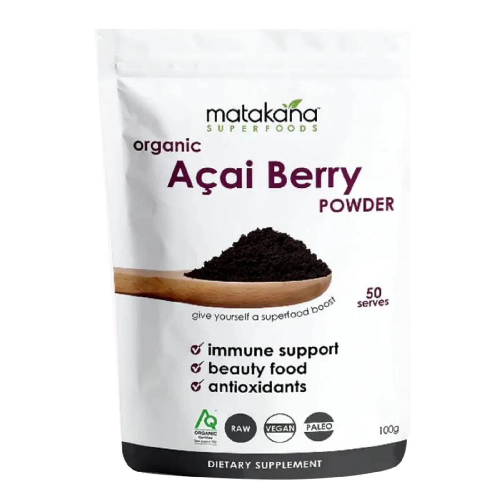 Matakana SuperFoods Organic Acai Berry Powder 100g - Image 2