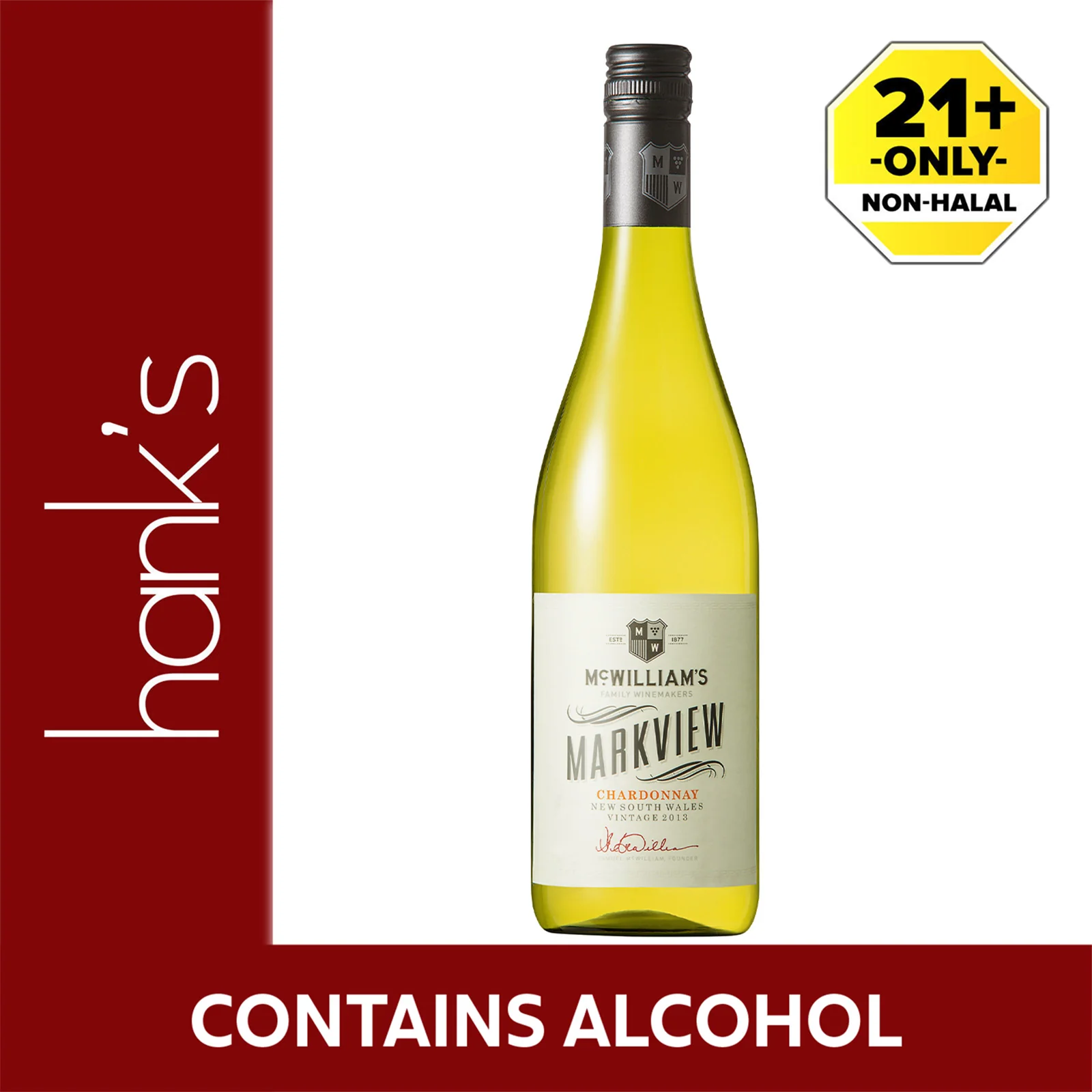 Mc William's Markview Chardonnay Wine 750ml - Image 2
