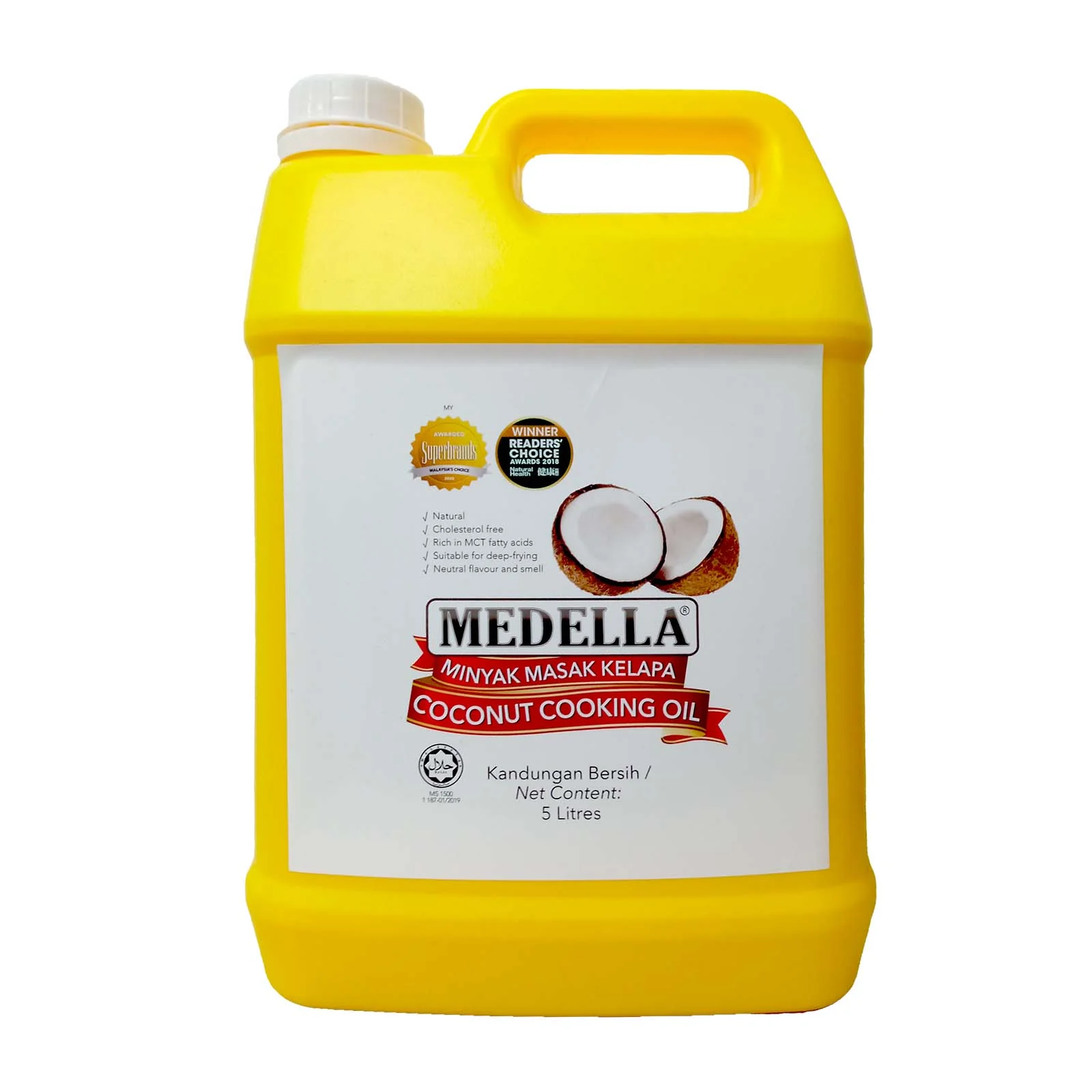 Medella Coconut Cooking Oil 5L