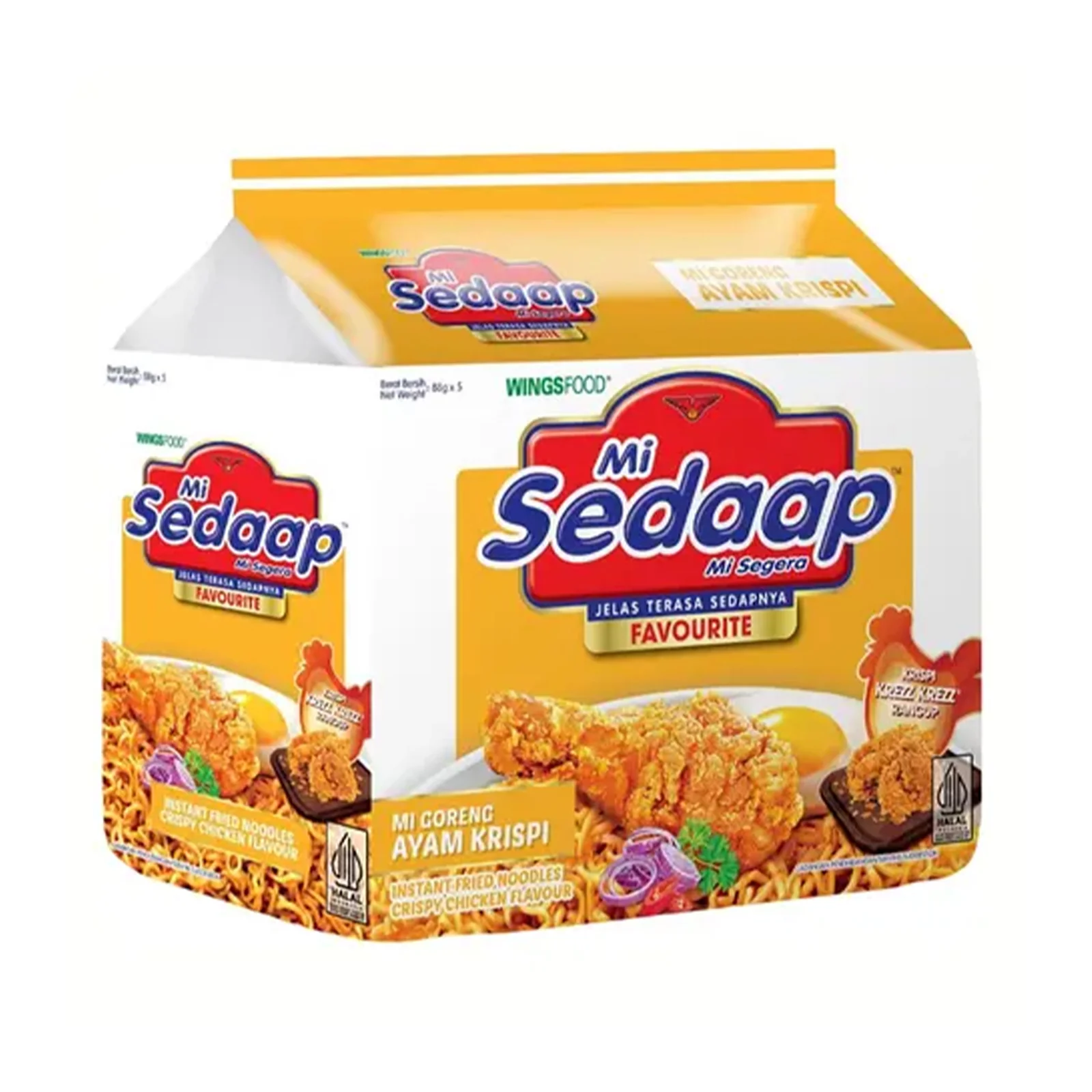 Mi Sedaap Ayam Krispi Instant Noodle 88g x 5 - Image 2