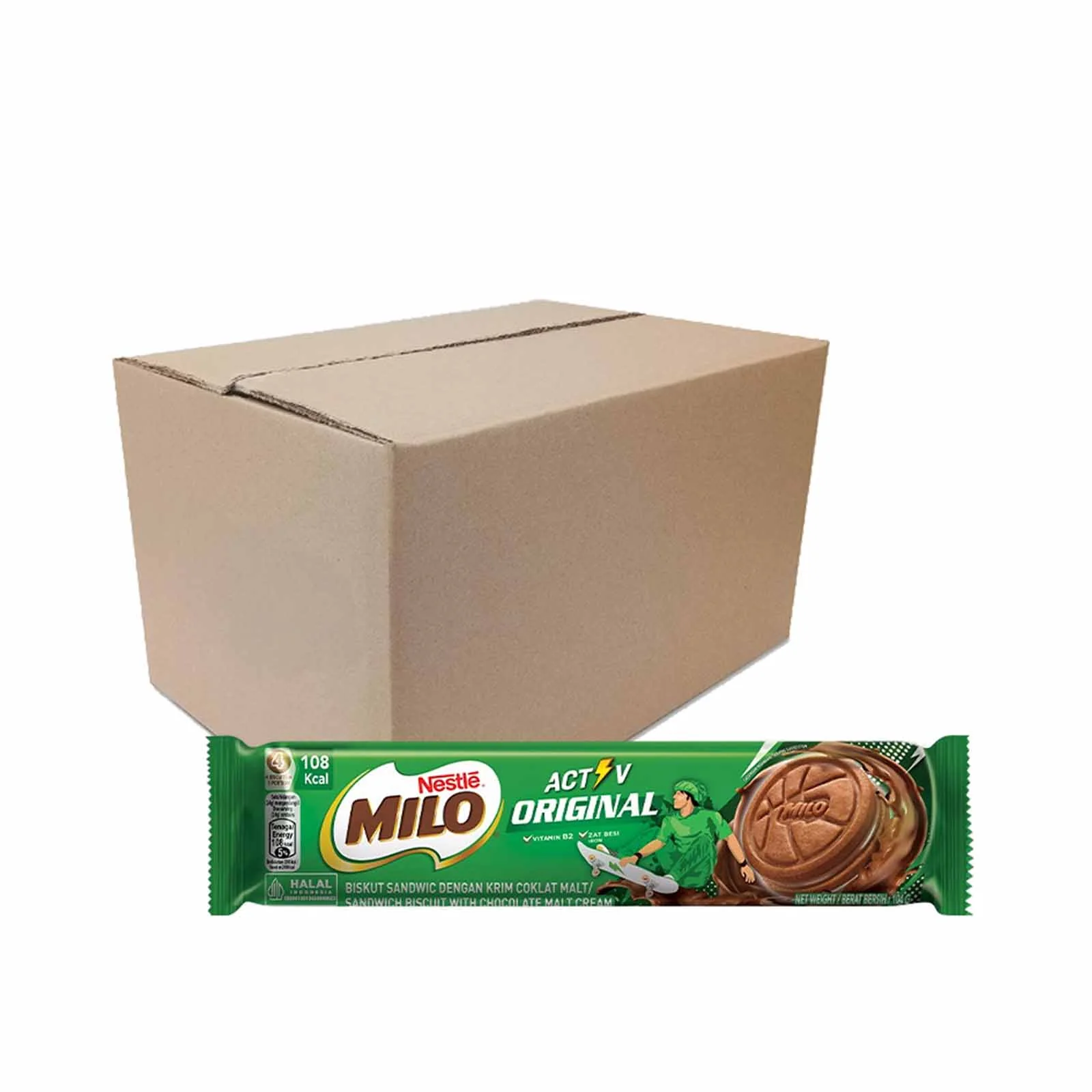 Milo Original Biscuit 104g - Image 2