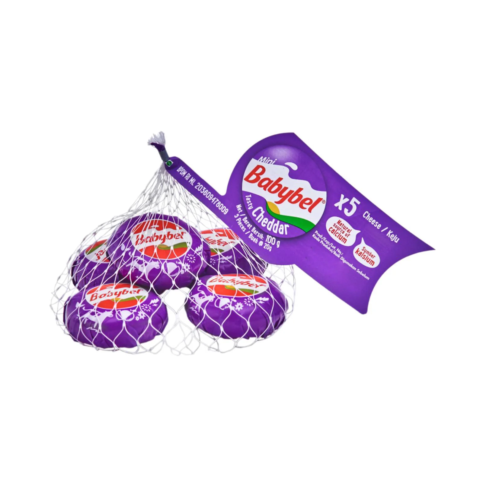 Mini Babybel Tasty Cheddar Cheese 100g - Image 2