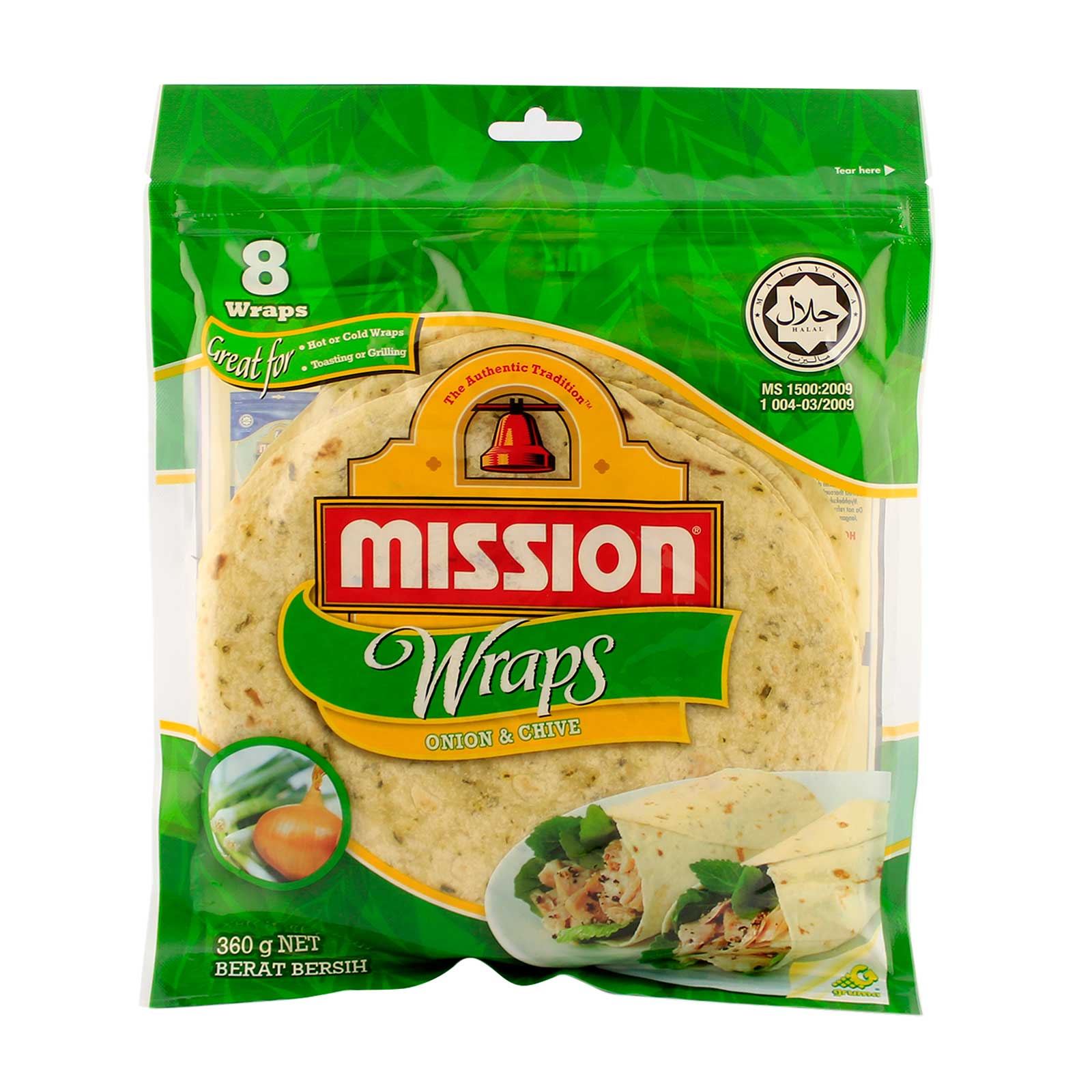 Mission Onion and Chives Wraps 360g - Image 2