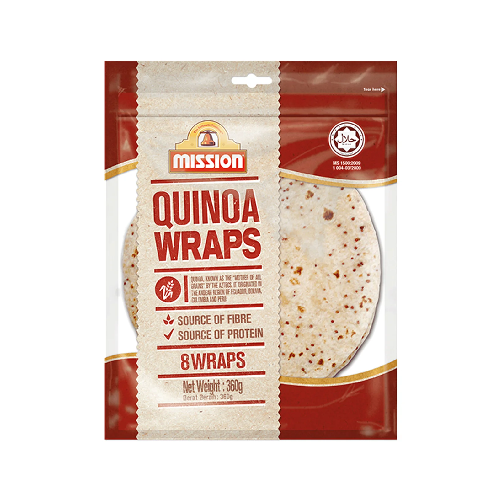 Mission Quinoa Wraps 360g - Image 2
