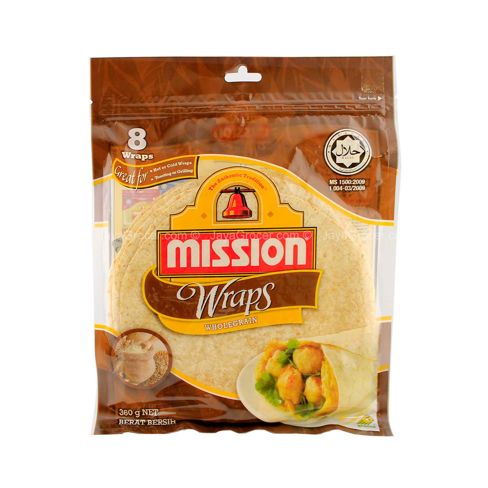 Mission Wholegrain Wraps 360g - Image 2