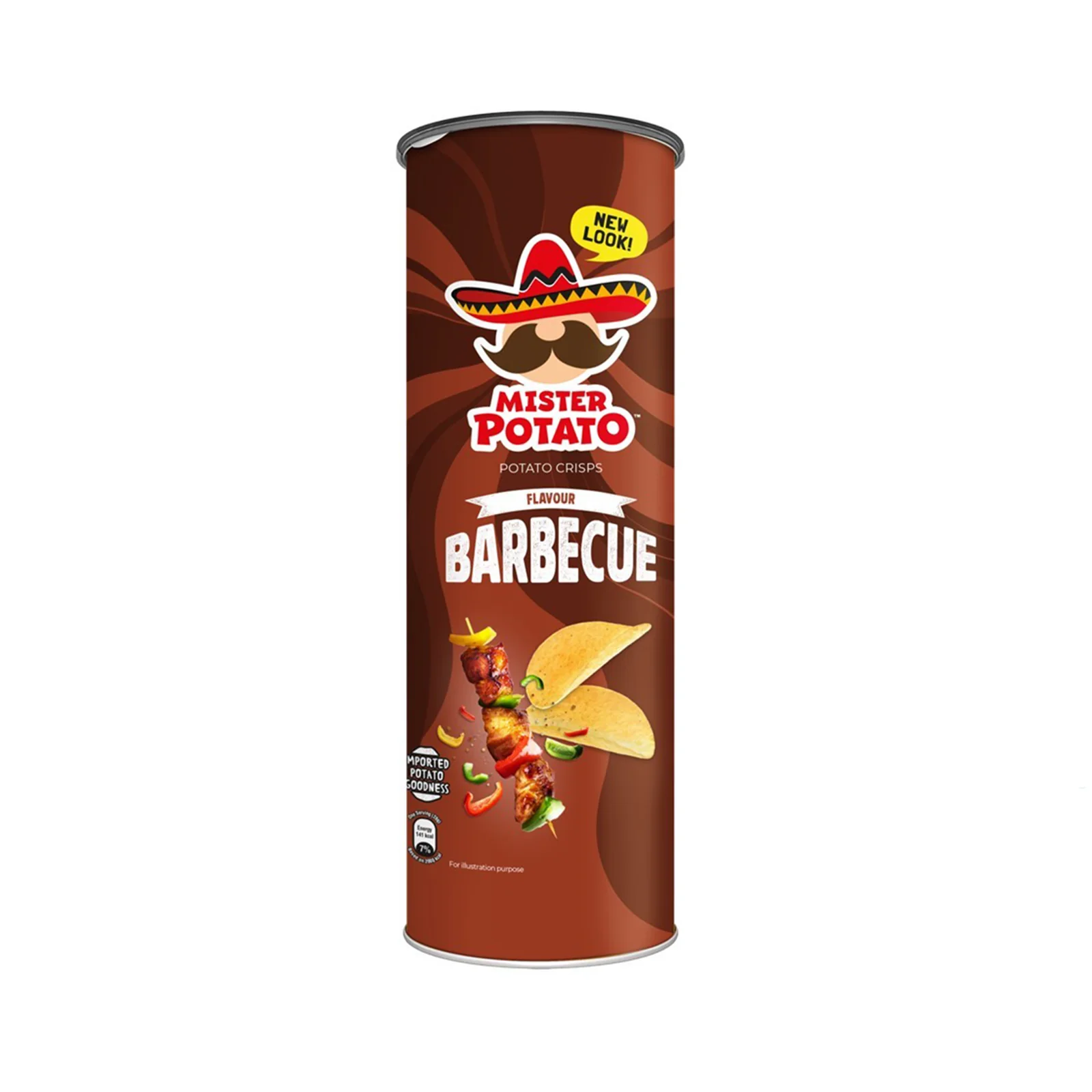 Mister Potato Barbeque Flavour Potato Crisps 125g - Image 2