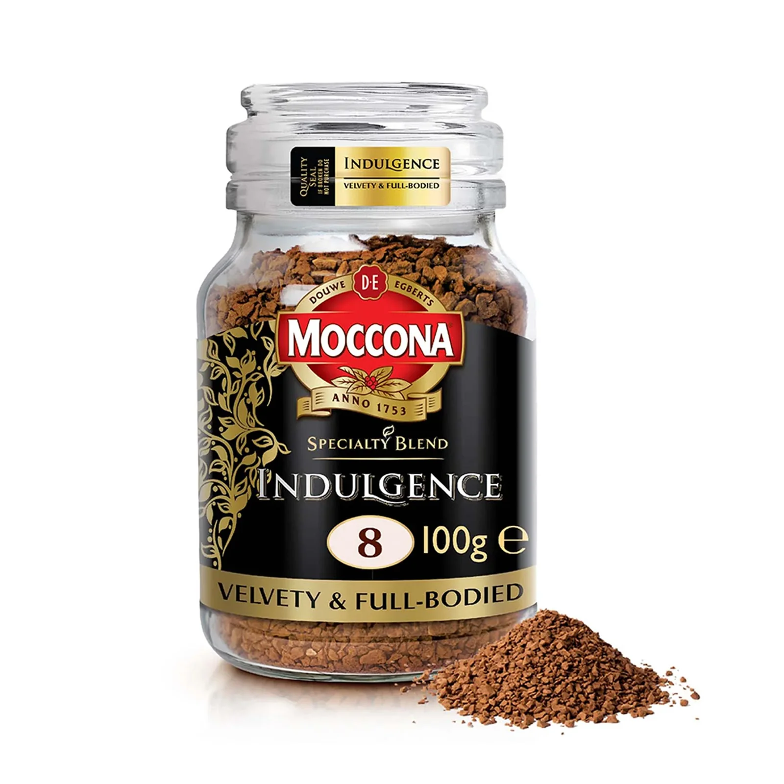 Moccona Indulgence Intensity 8 Freeze Dried Instant Coffee 100g - Image 2