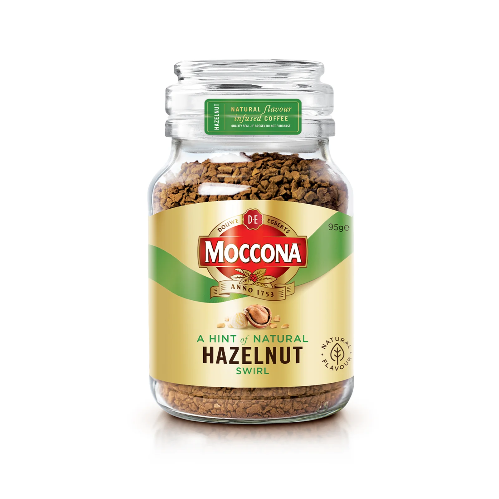 Moccona Roasted Hazelnut Freeze Dried Instant Coffee 95g - Image 2