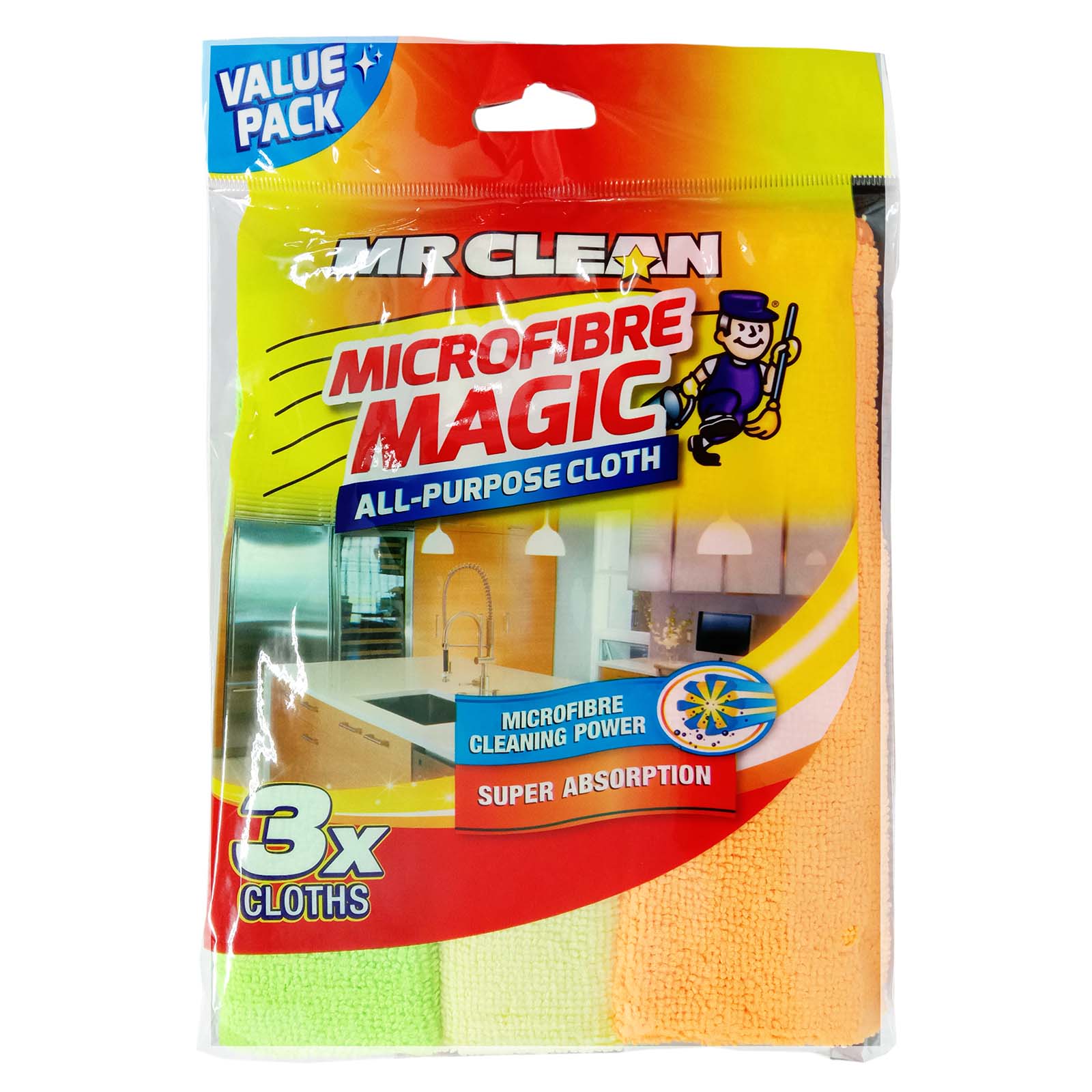 Mr Clean Microfiber Magic All-Purpose Cloth 3pcs/pack - Image 2