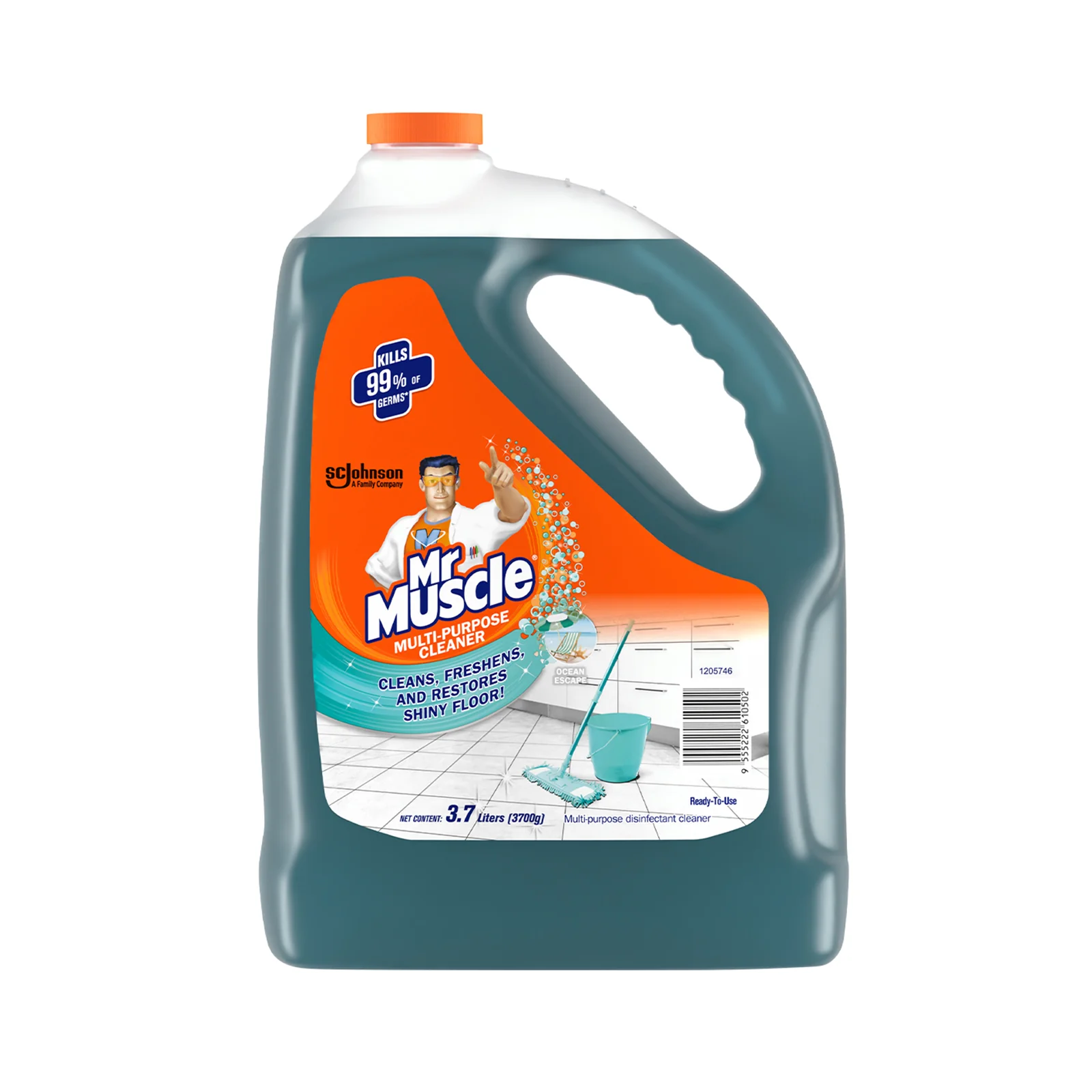 Mr Muscle Multipurpose Ocean Escape Cleaner 3.7L - Image 2