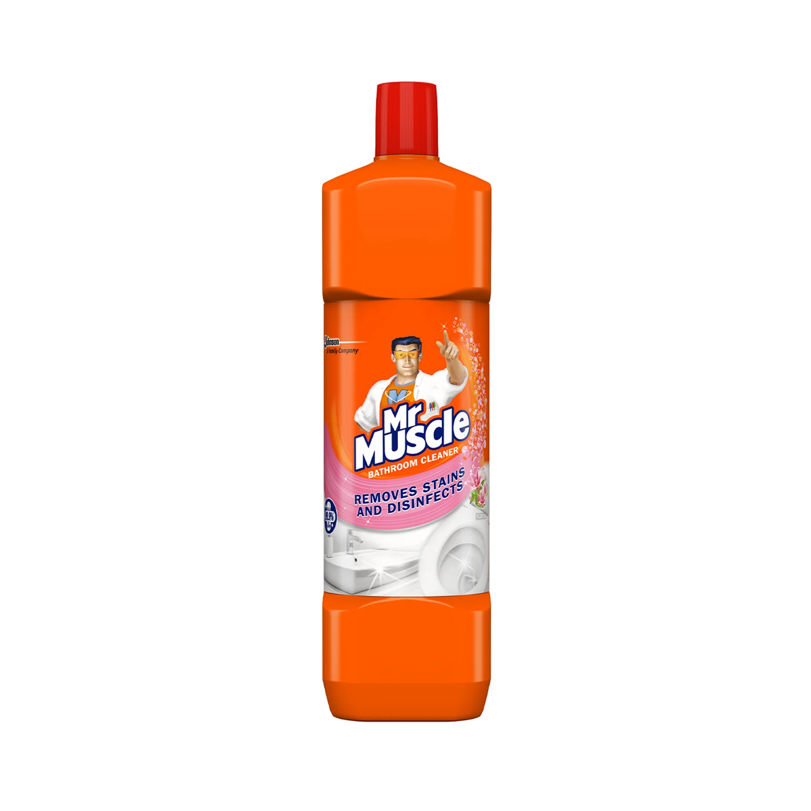 Mr Muscle Pink Floral Bathroom Cleaner 900g - Image 2