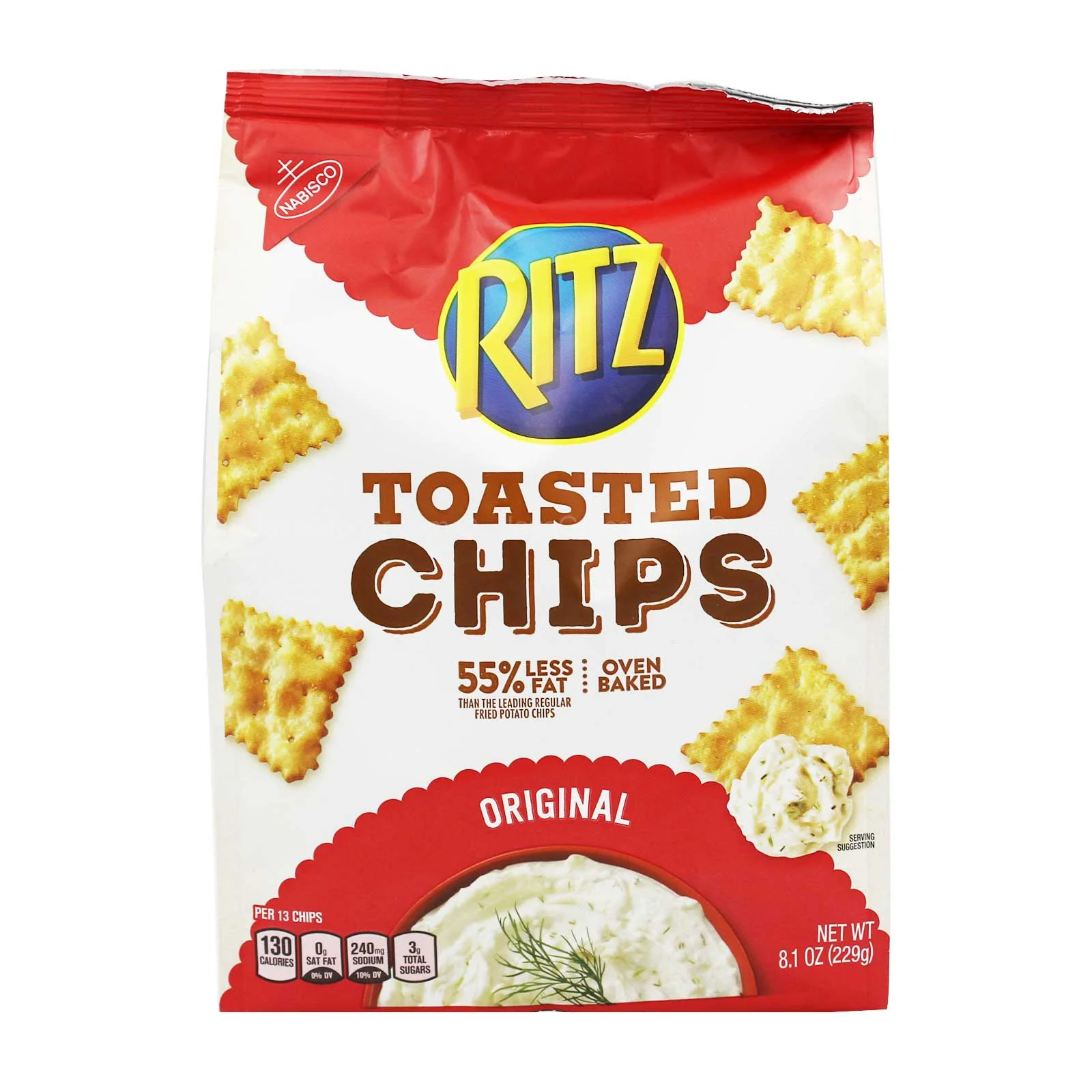Nabisco Ritz Toasted Chips Original 230g - Image 2