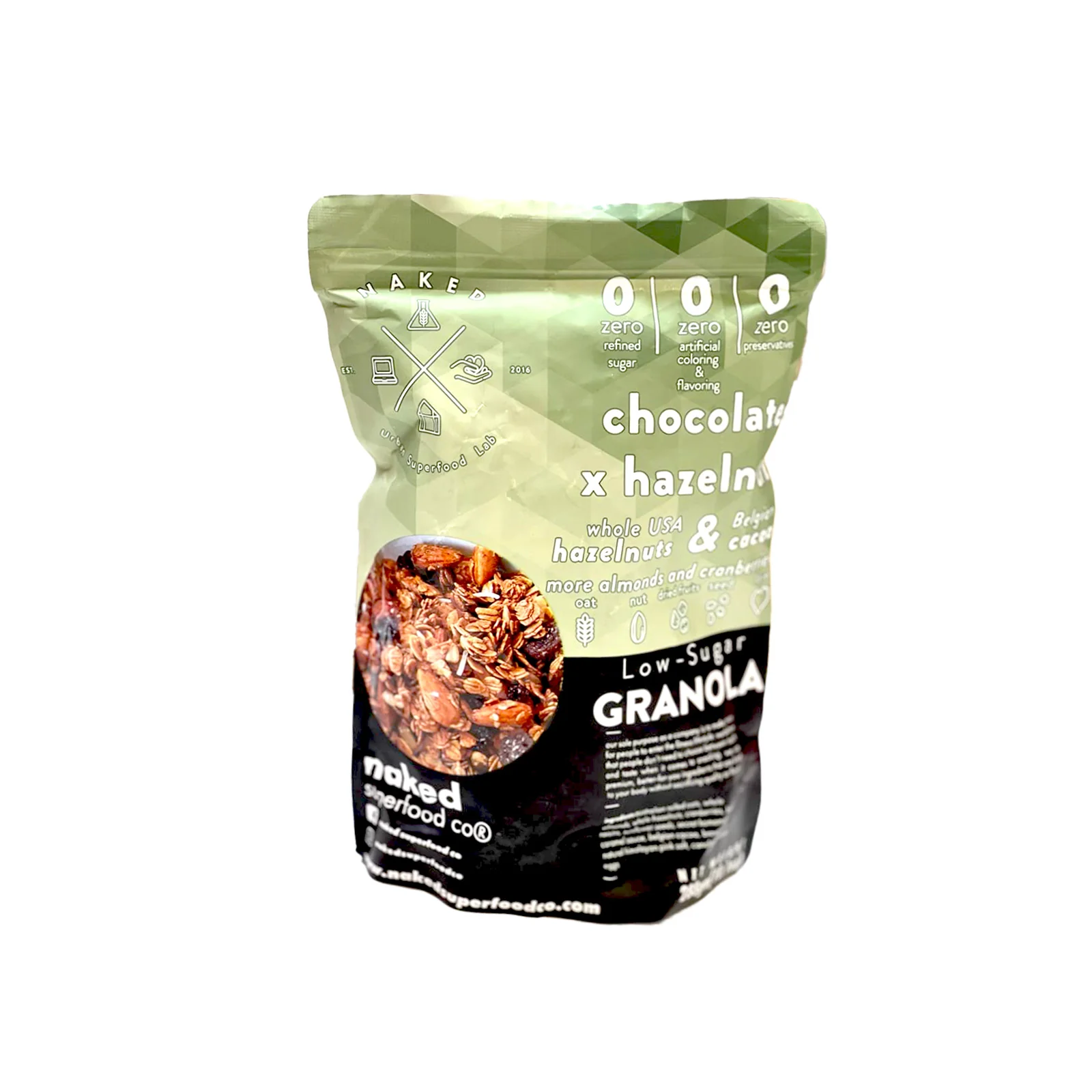 Naked Superfood Low Sugar Granola Chocolate Flavour 288g - Image 2