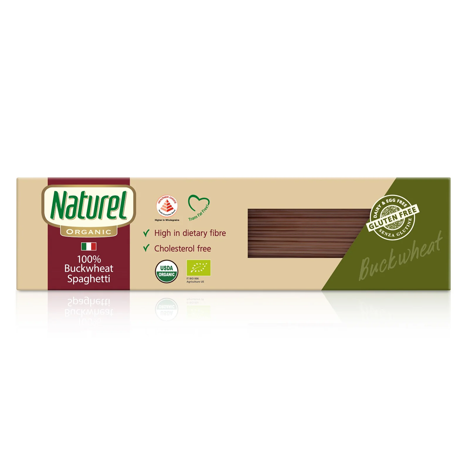 Natural Organic Buckwheat Spaghetti 250g - Image 2